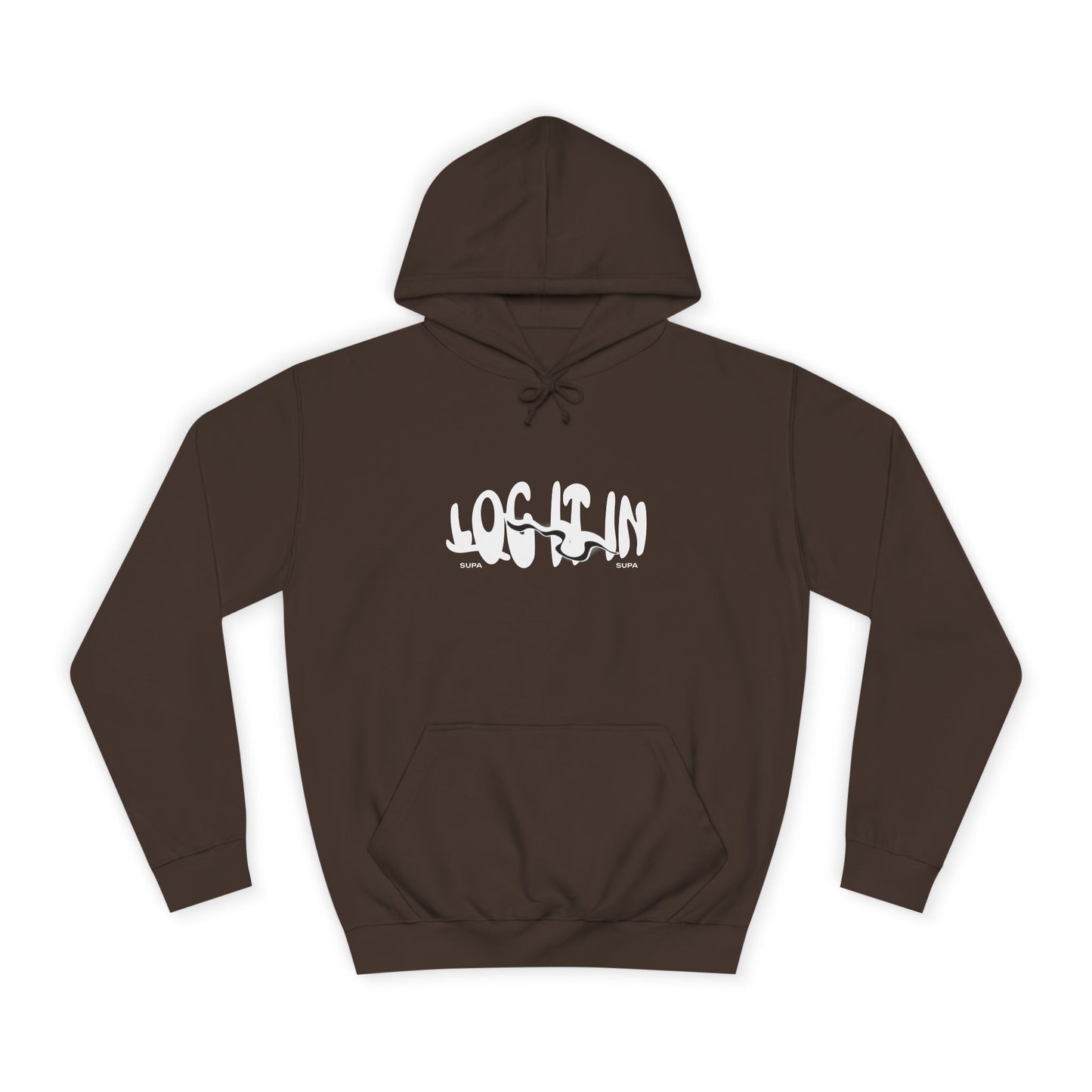 Minimalist Unisex Log it in Hoodie with Design