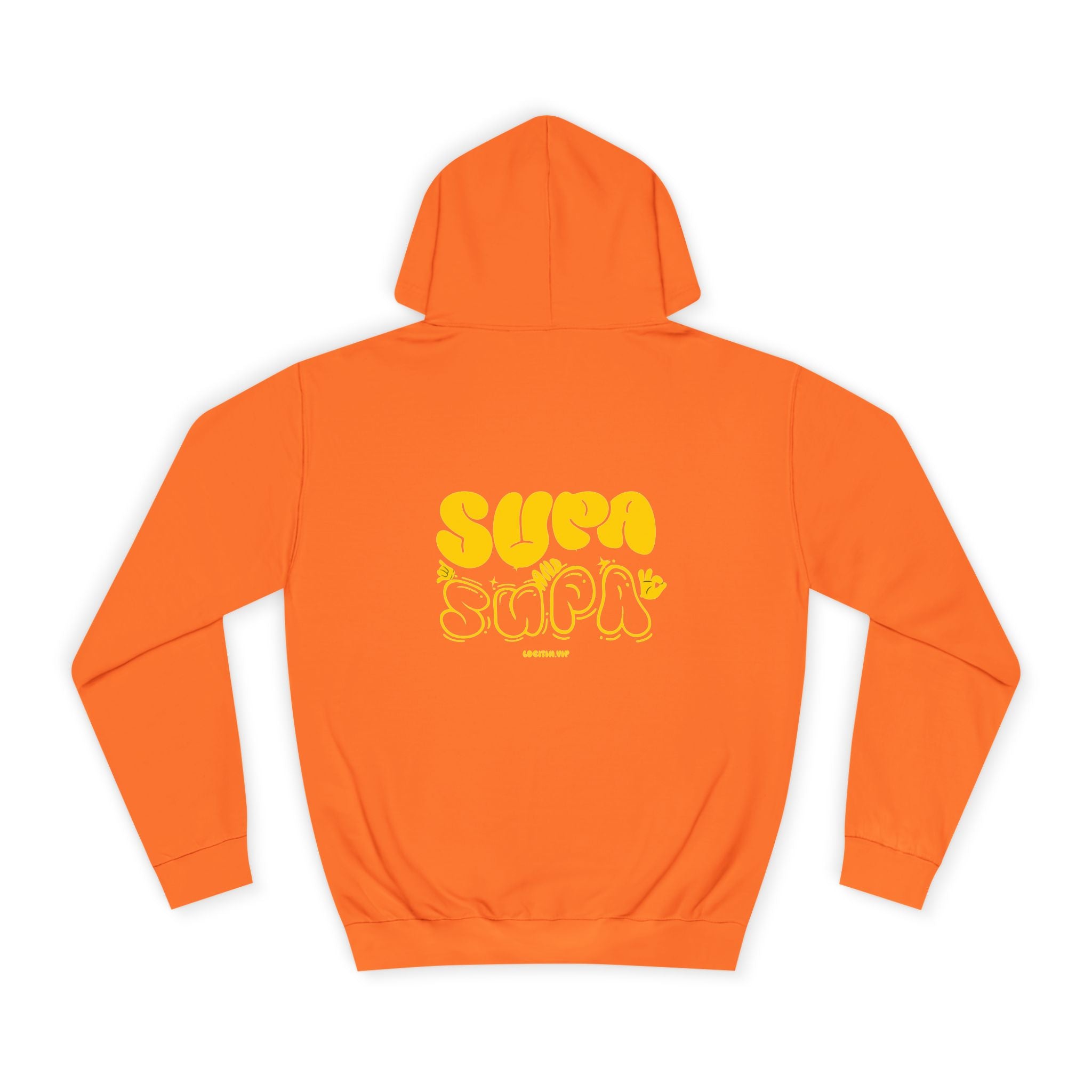 Cheerful Unisex Supa Supa Hoodie - Cozy Streetwear, Campus Style, Trendy Gift, Relaxed Fit, Perfect for Every day