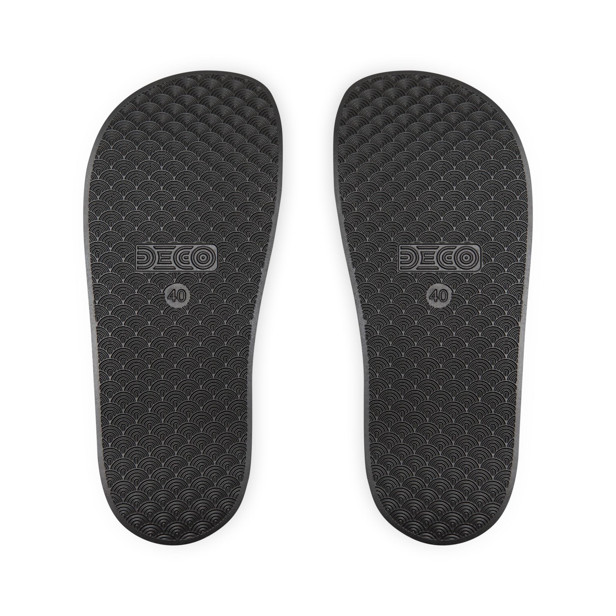 Women’s Slide Sandals with Removable Strap — "Real proper" Logo