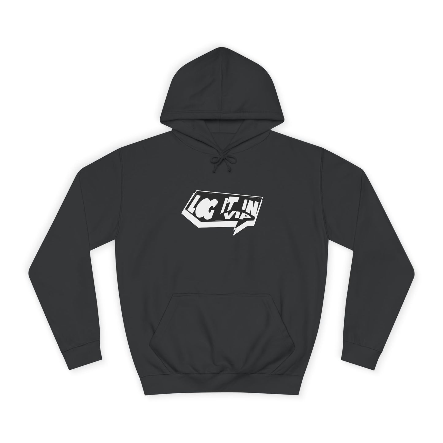 Unisex log it in Hoodie, Cozy Sweatshirt, Everyday Wear, Gift for Students, Youth Fashion, trendy Essentials