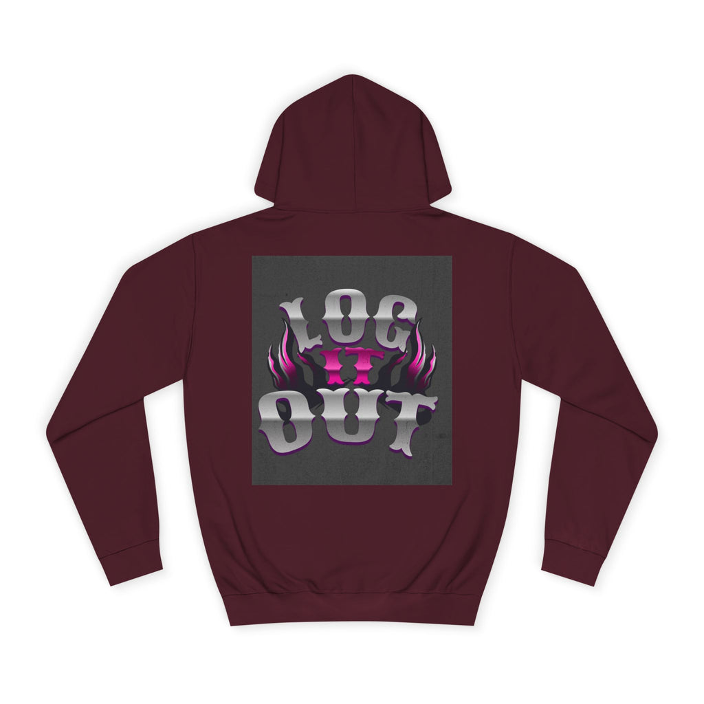Cool Unisex Log it out Hoodie, Perfect for Any one, Trendy Custom Apparel, Casual Wear, Gift, Streetwear Style