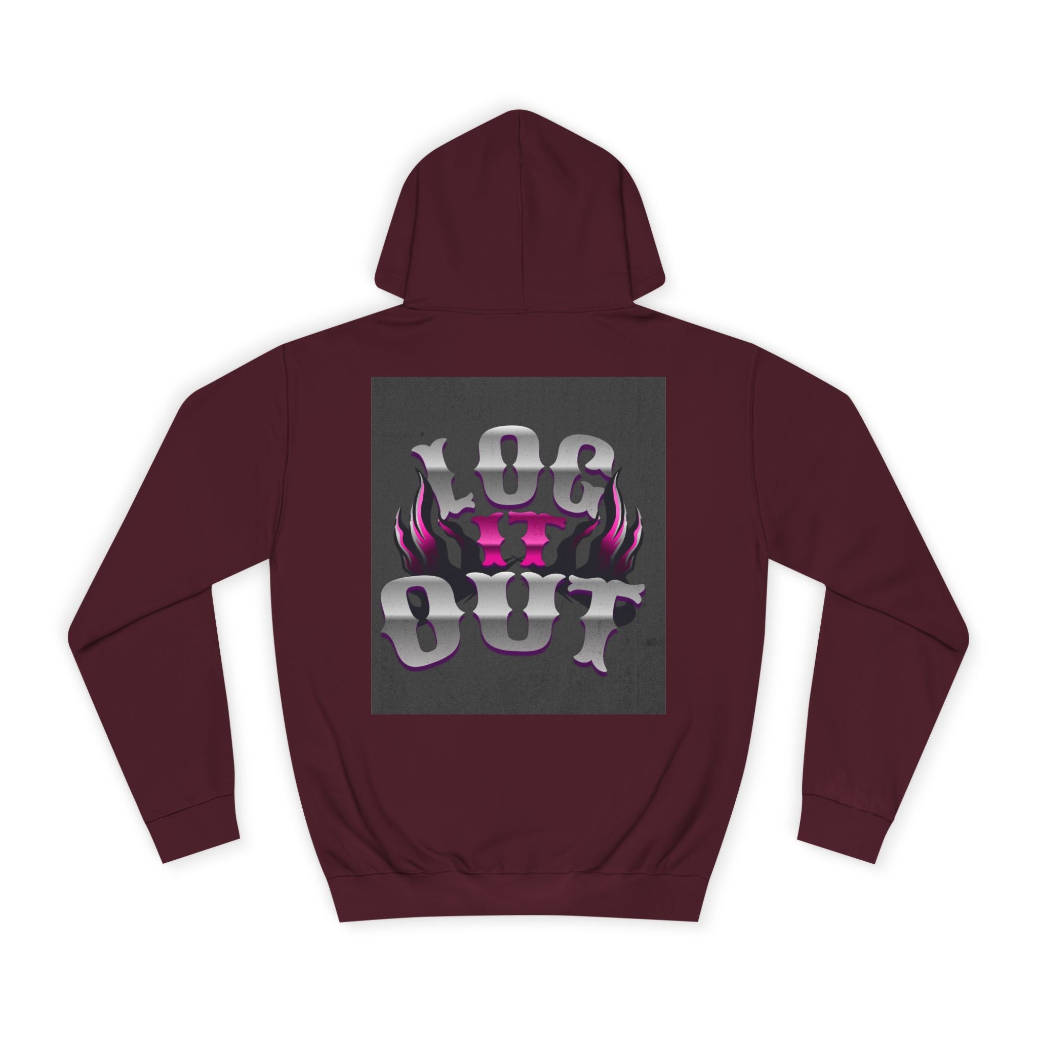 Cool Unisex Log it out Hoodie, Perfect for Any one, Trendy Custom Apparel, Casual Wear, Gift, Streetwear Style