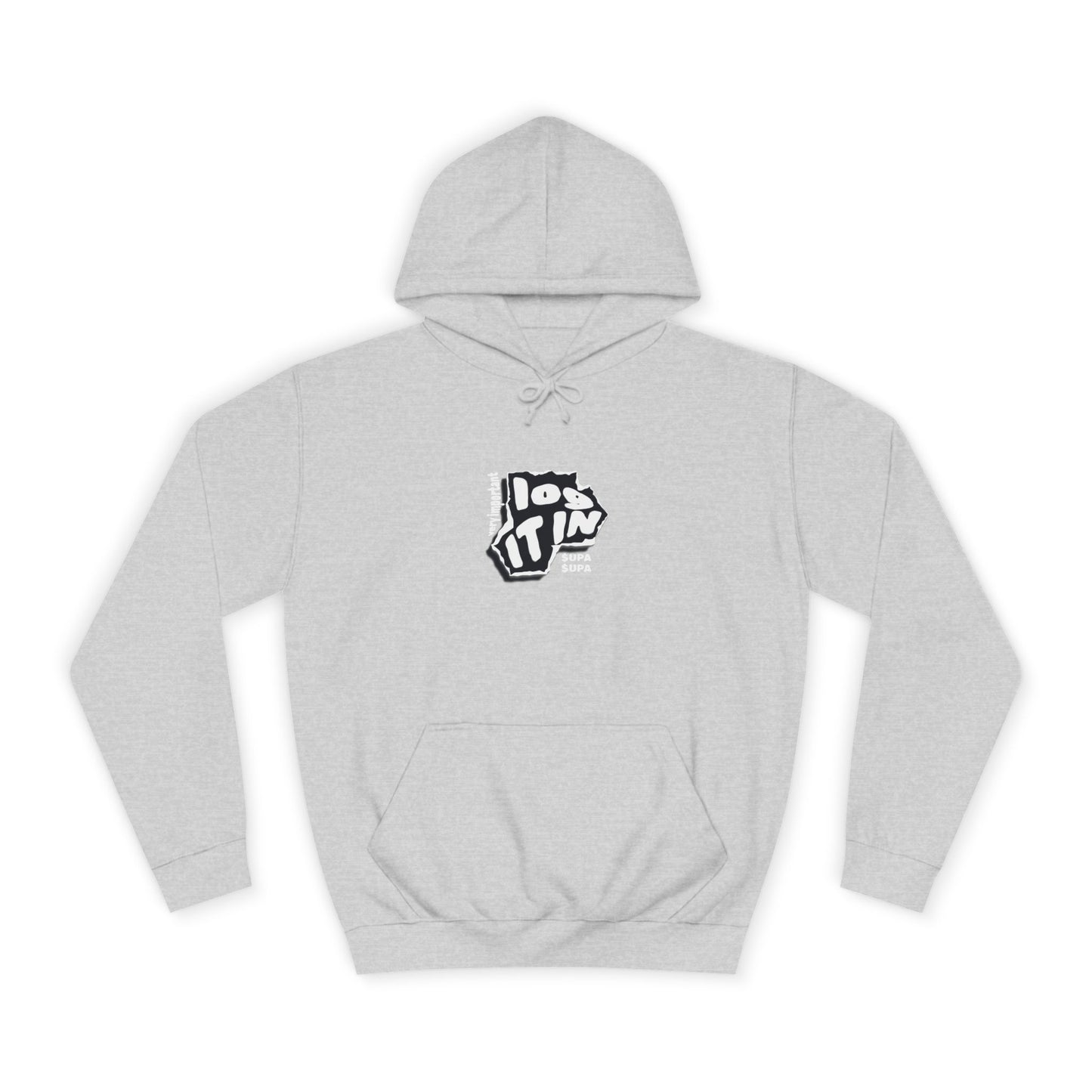 Unisex Log it in Hoodie with Graphic Design, Casual Wear, Trendy Apparel, perfect gift, Streetwear Style