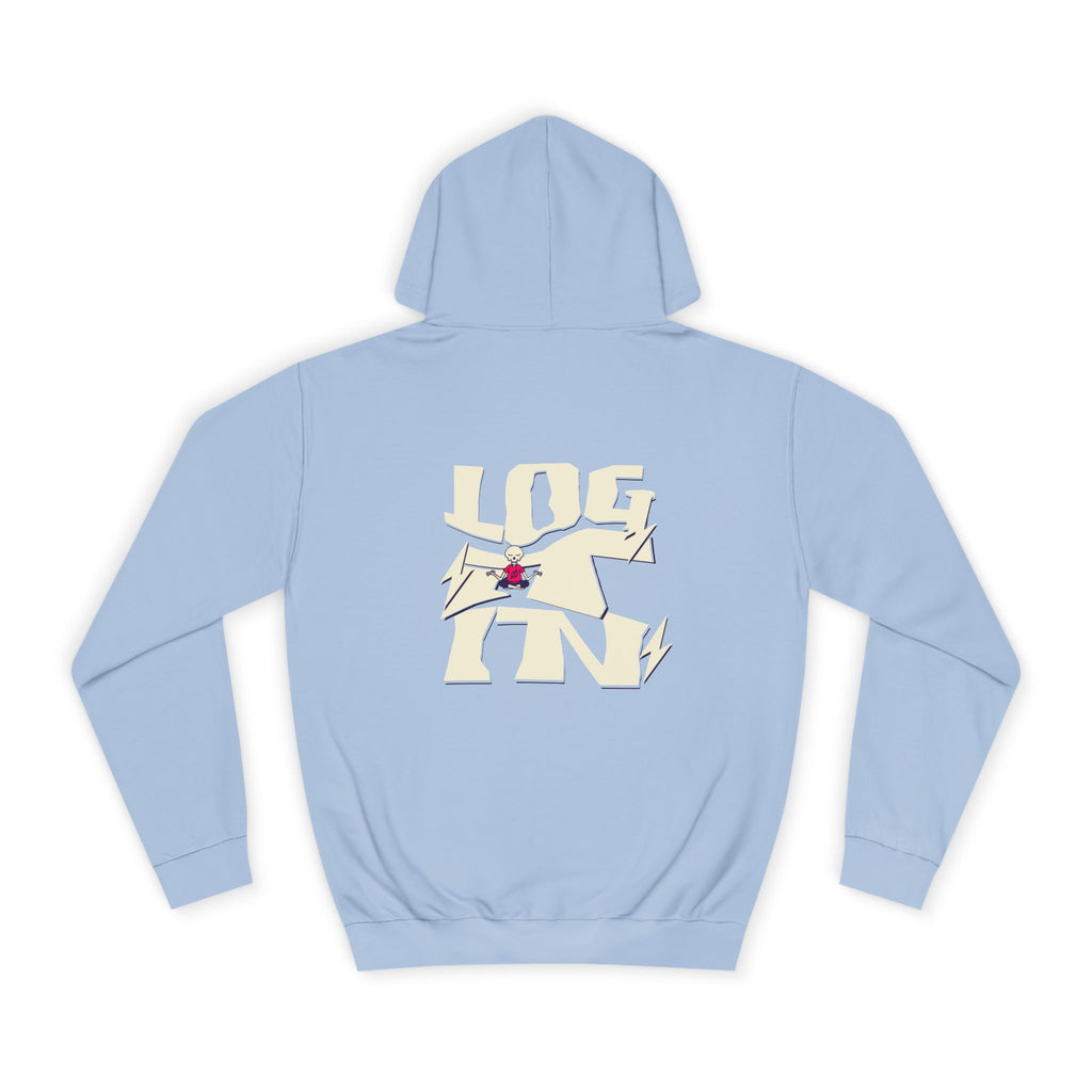 Cozy Unisex Log it in Hoodie - Floral Design, Ideal Gift, Casual Wear, Spring Wardrobe Essentials