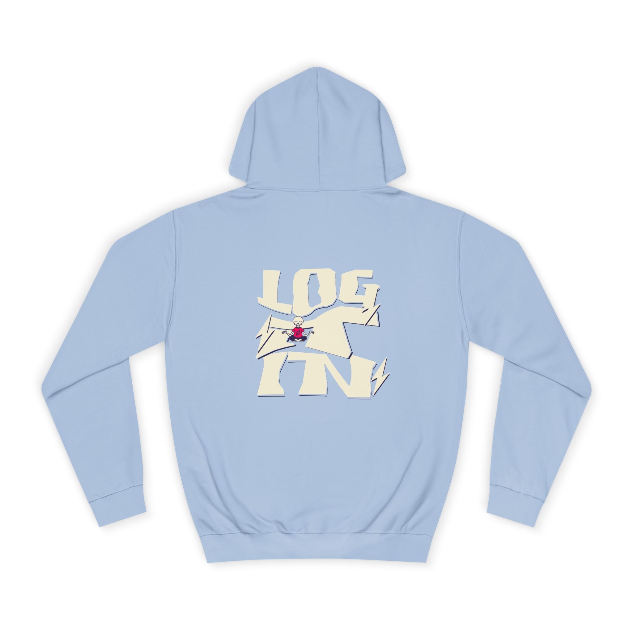 Cozy Unisex Log it in Hoodie - Floral Design, Ideal Gift, Casual Wear, Spring Wardrobe Essentials