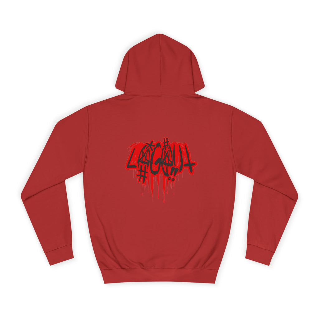 Bold Graffiti log out Hoodie, Unisex Streetwear, Comfortable Casual Wear,