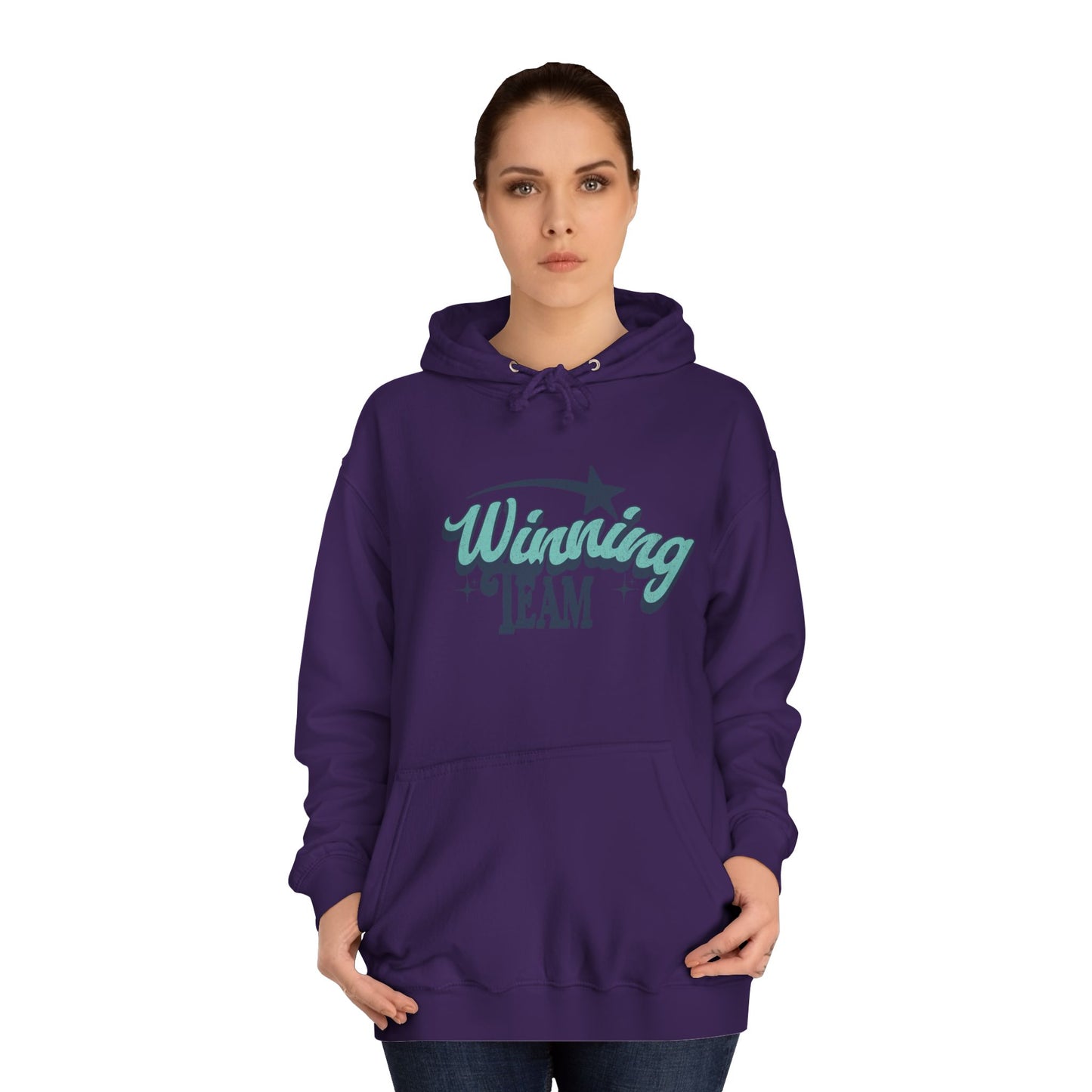 Winning Team Unisex Hoodie - Cozy Spirit Wear for Anybody