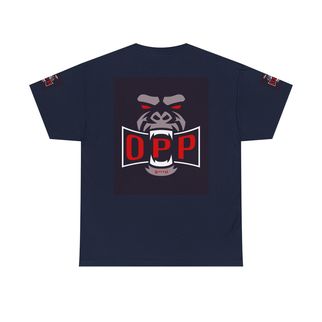 Gorilla OPP Graphic Tee — Bold Red & Black Urban Streetwear Shirt