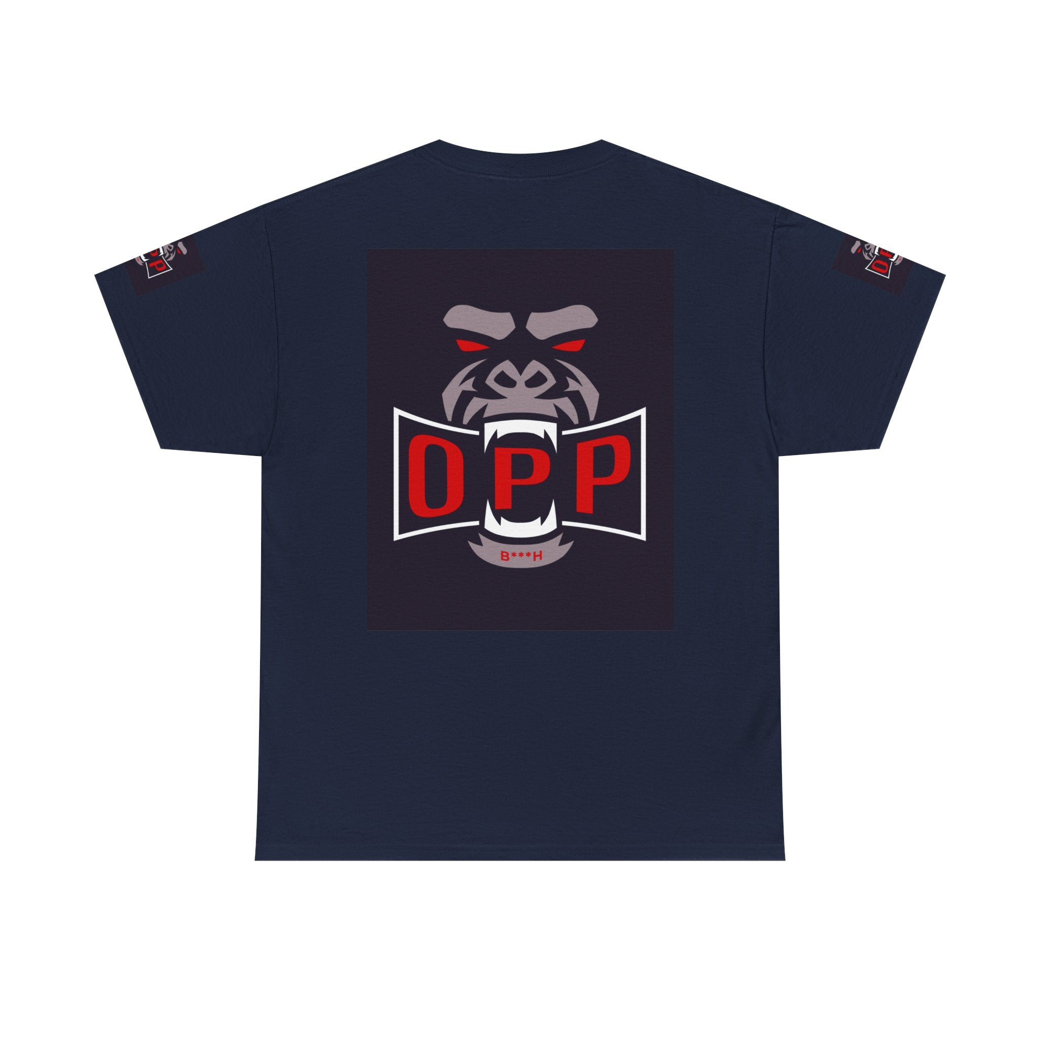 Gorilla OPP Graphic Tee — Bold Red & Black Urban Streetwear Shirt