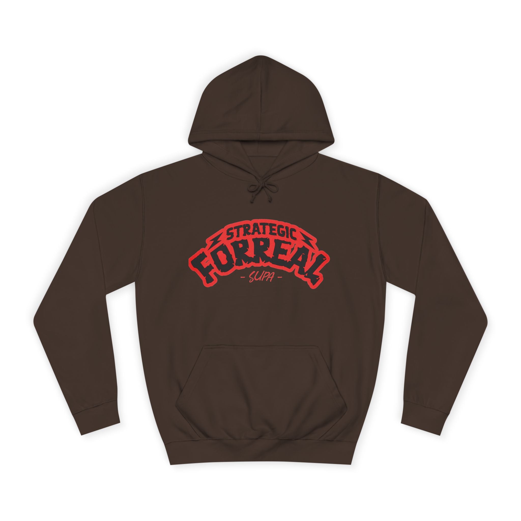Unisex Hoodie - Strategic Forreal Design, Perfect for Casual Wear