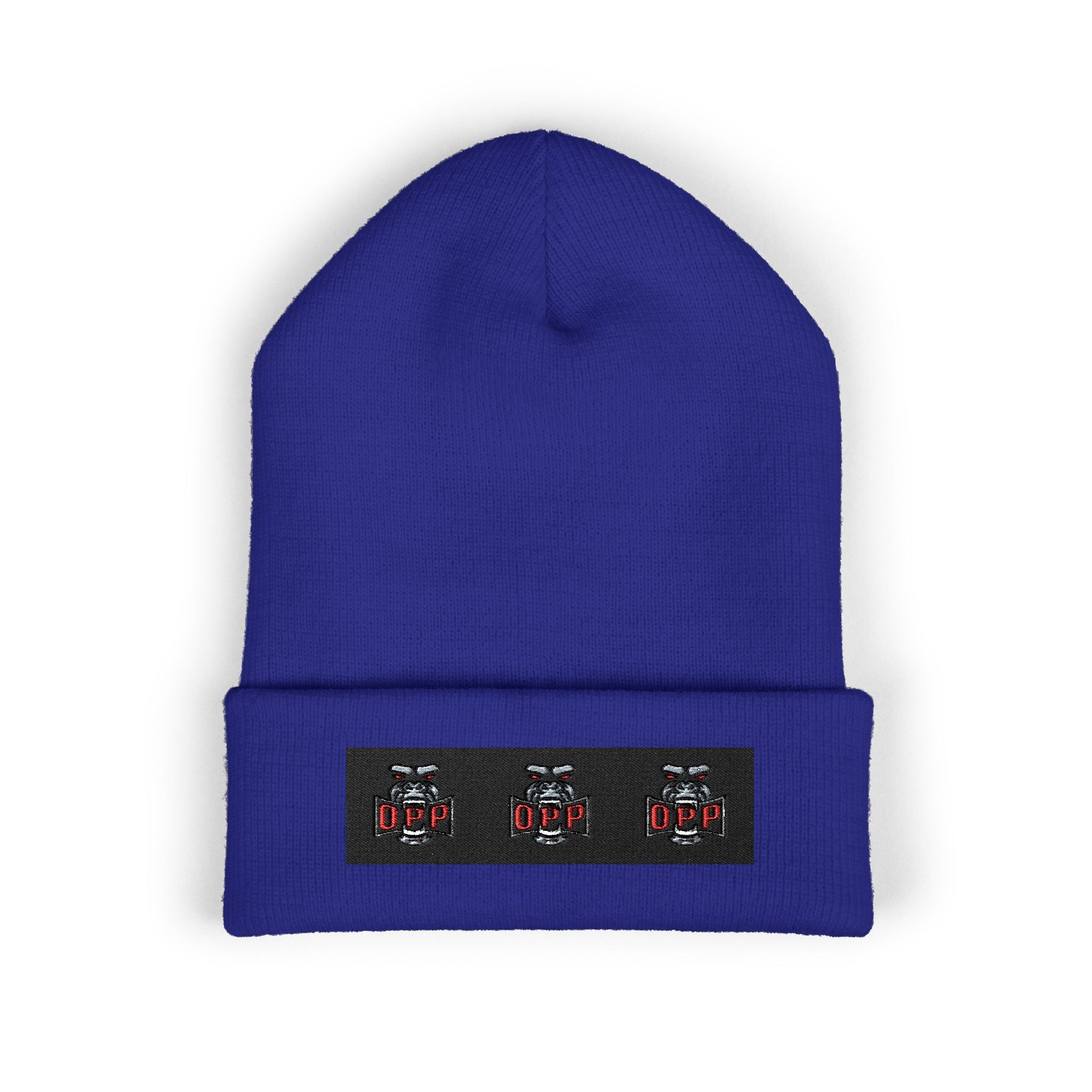 Embroidered OPP Cuffed Beanie — Musician Winter Hat