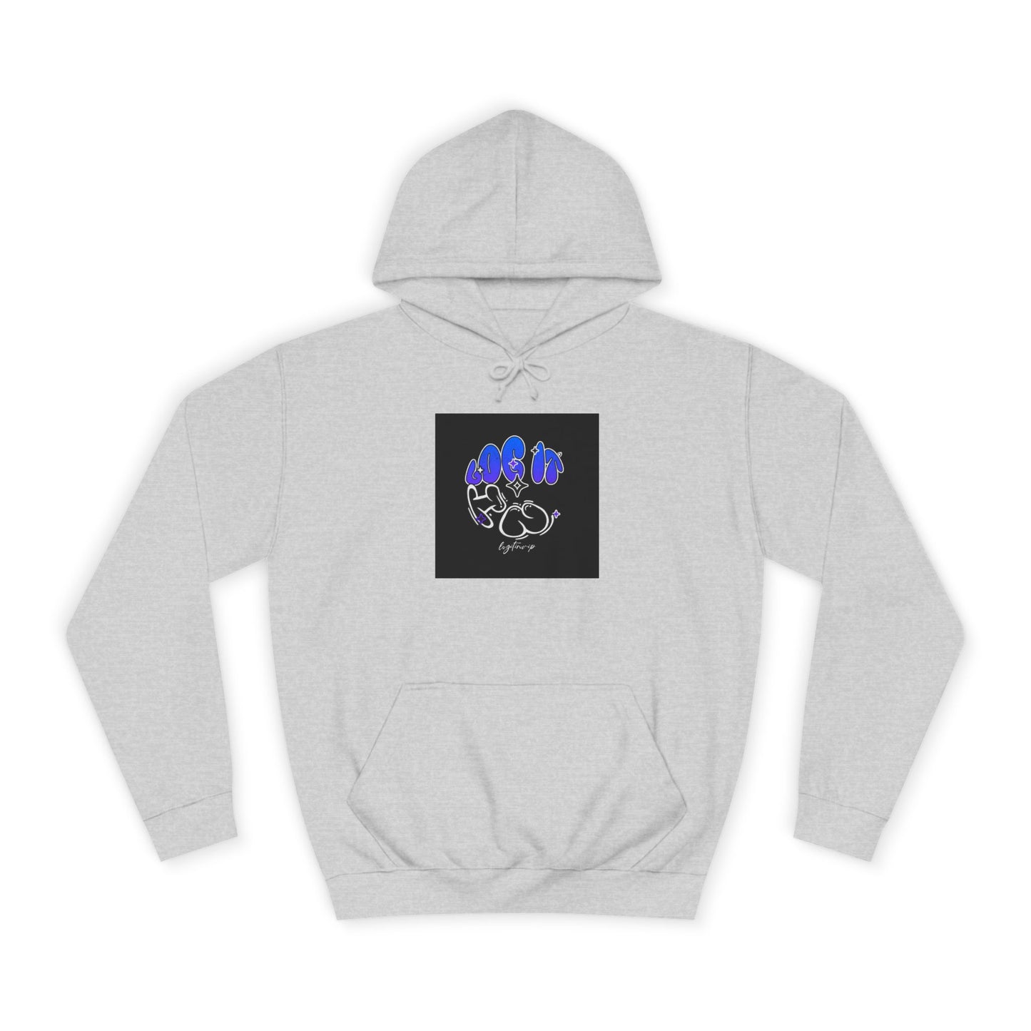 Unisex Log it in Hoodie with Colorful Designs, Cozy Sweatshirt,Trendy Gift for Casual Wear