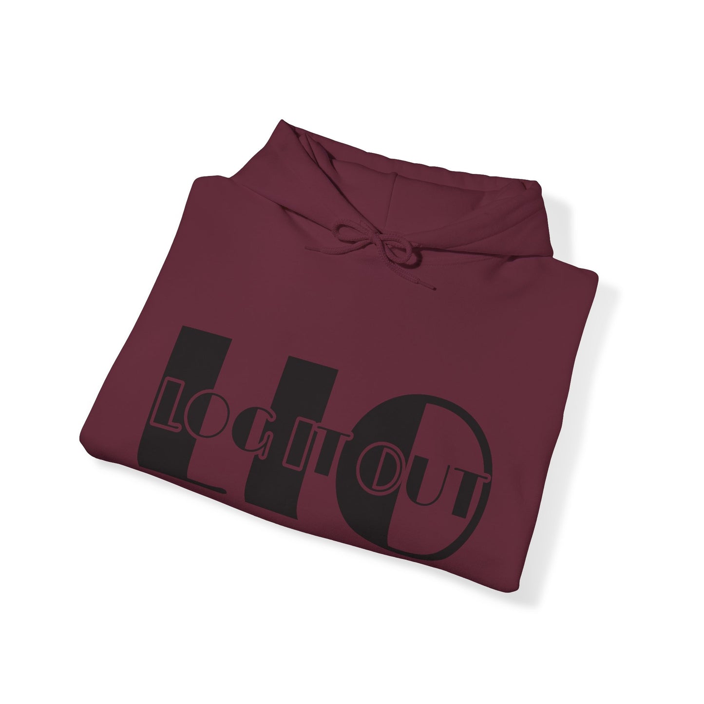 Log it out Unisex Heavy Blend™ Hooded Sweatshirt