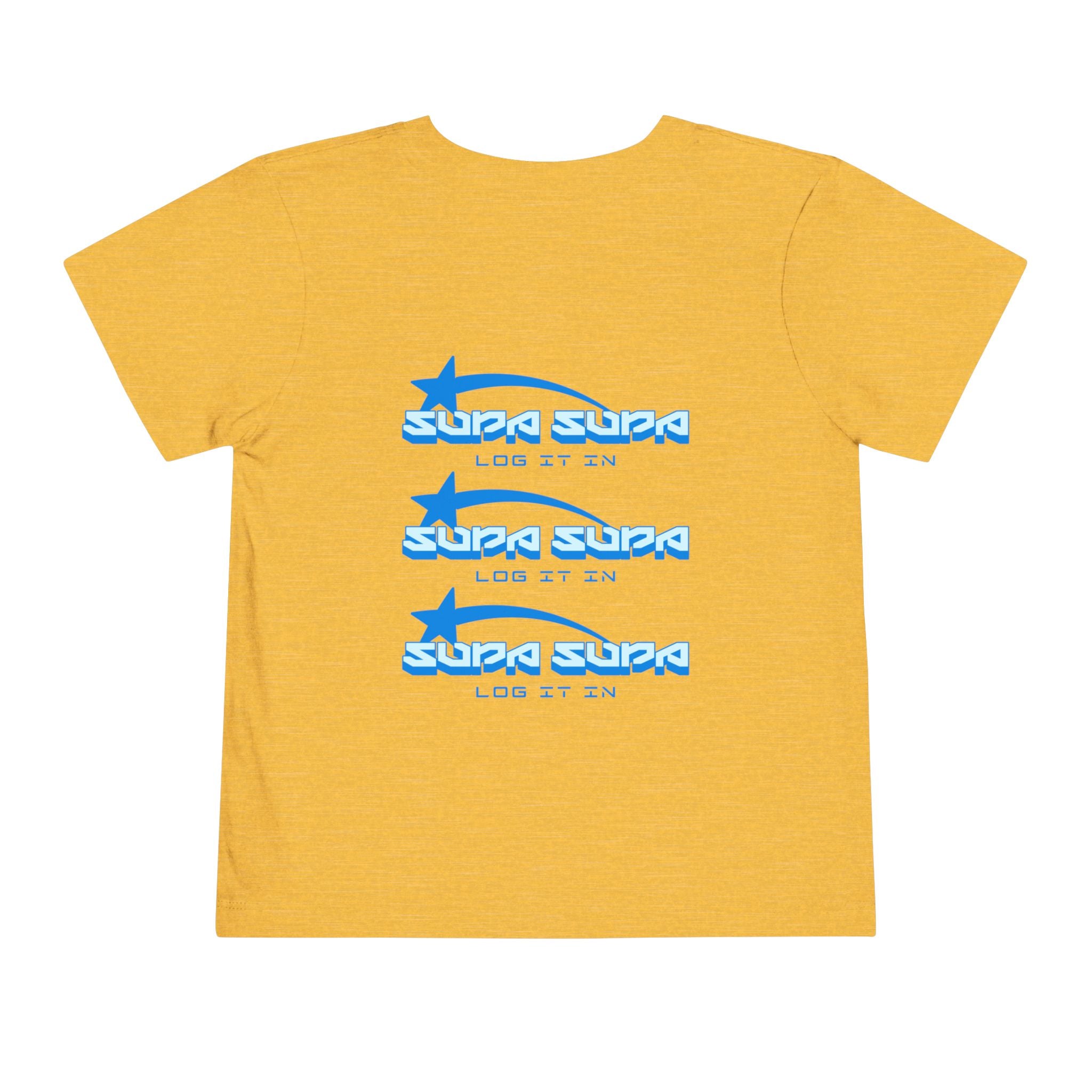 Toddler Tee — Blue Star 'Supa Supa' Graphic Shirt