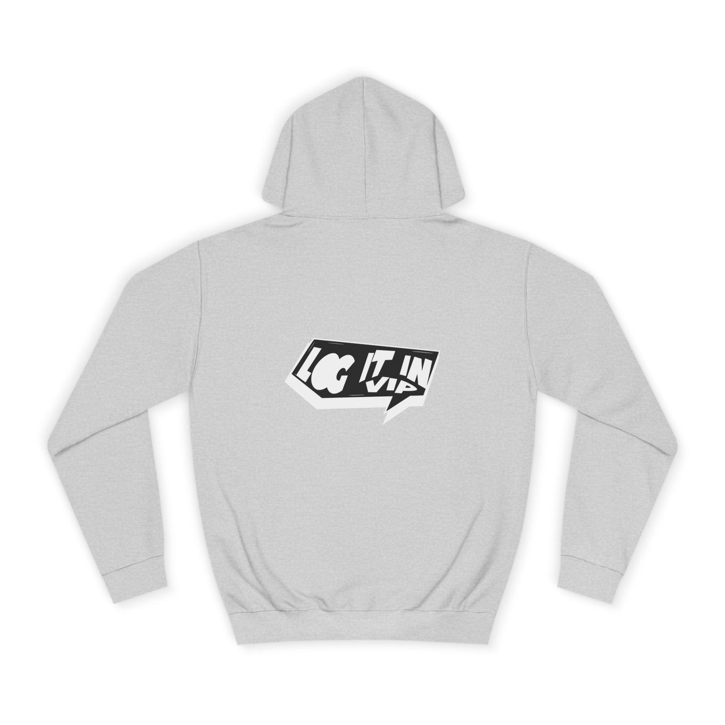 Unisex log it in Hoodie, Cozy Sweatshirt, Everyday Wear, Gift for Students, Youth Fashion, trendy Essentials