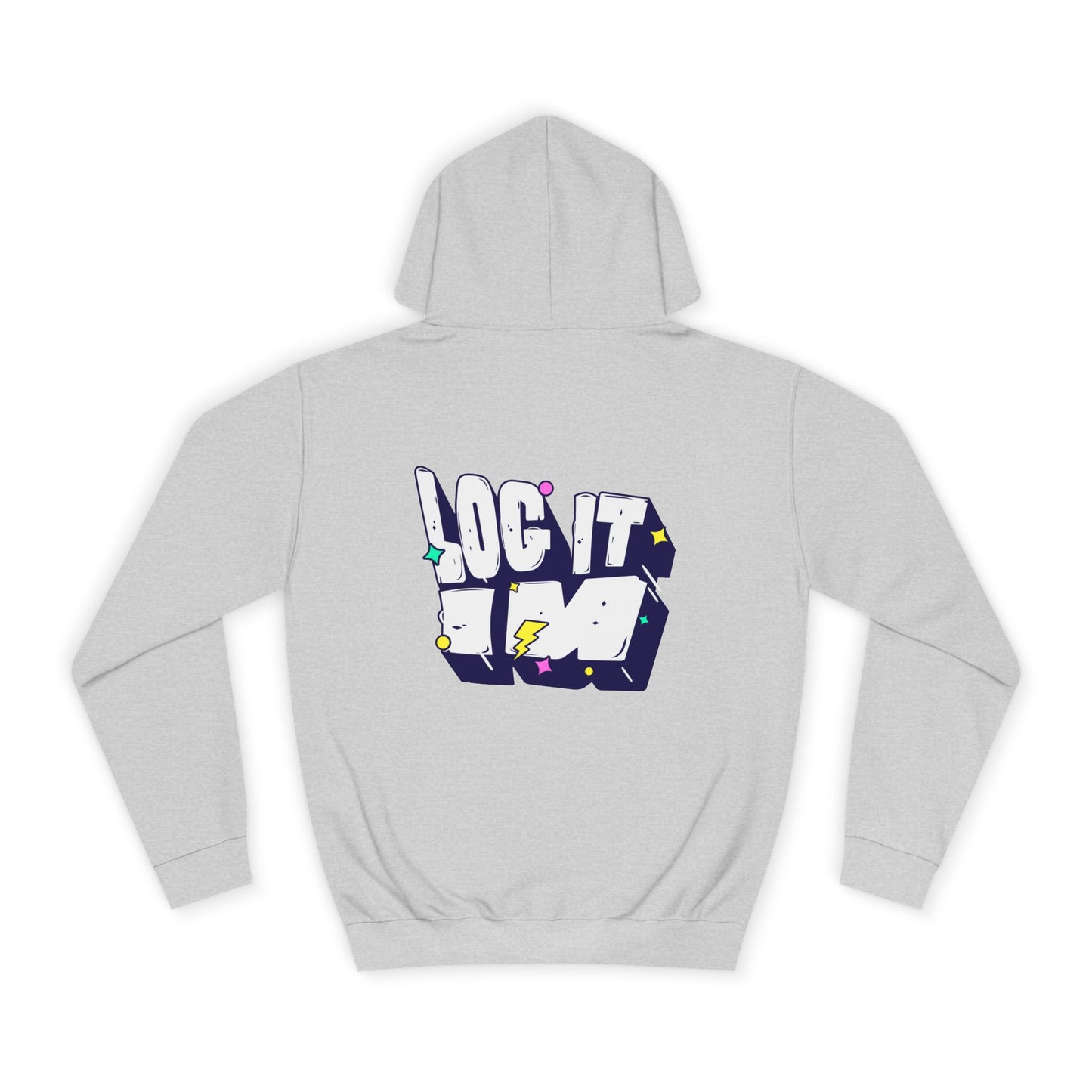 Vibrant Unisex LOG IT IN Hoodie, Trendy Streetwear, Apparel, Unique Gift, Casual Everyday Wear