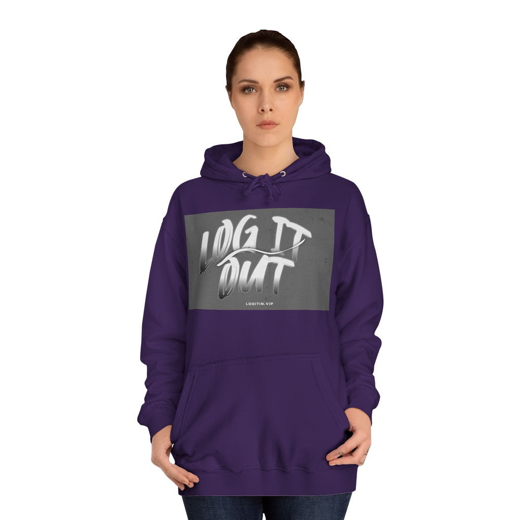 Stylish Unisex log it out Hoodie | Casual Wear, Trendy Design, Perfect Gift, Daily Comfort, College Apparel