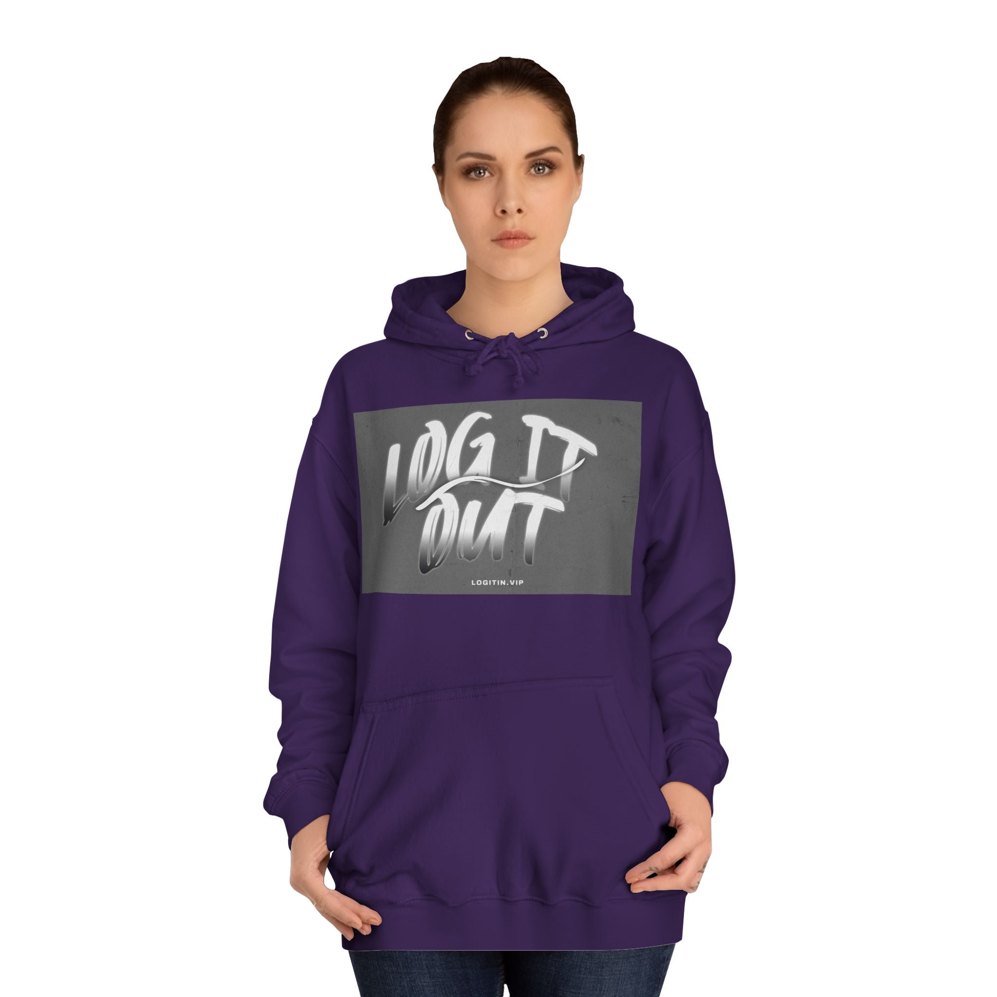 Stylish Unisex log it out Hoodie | Casual Wear, Trendy Design, Perfect Gift, Daily Comfort, College Apparel