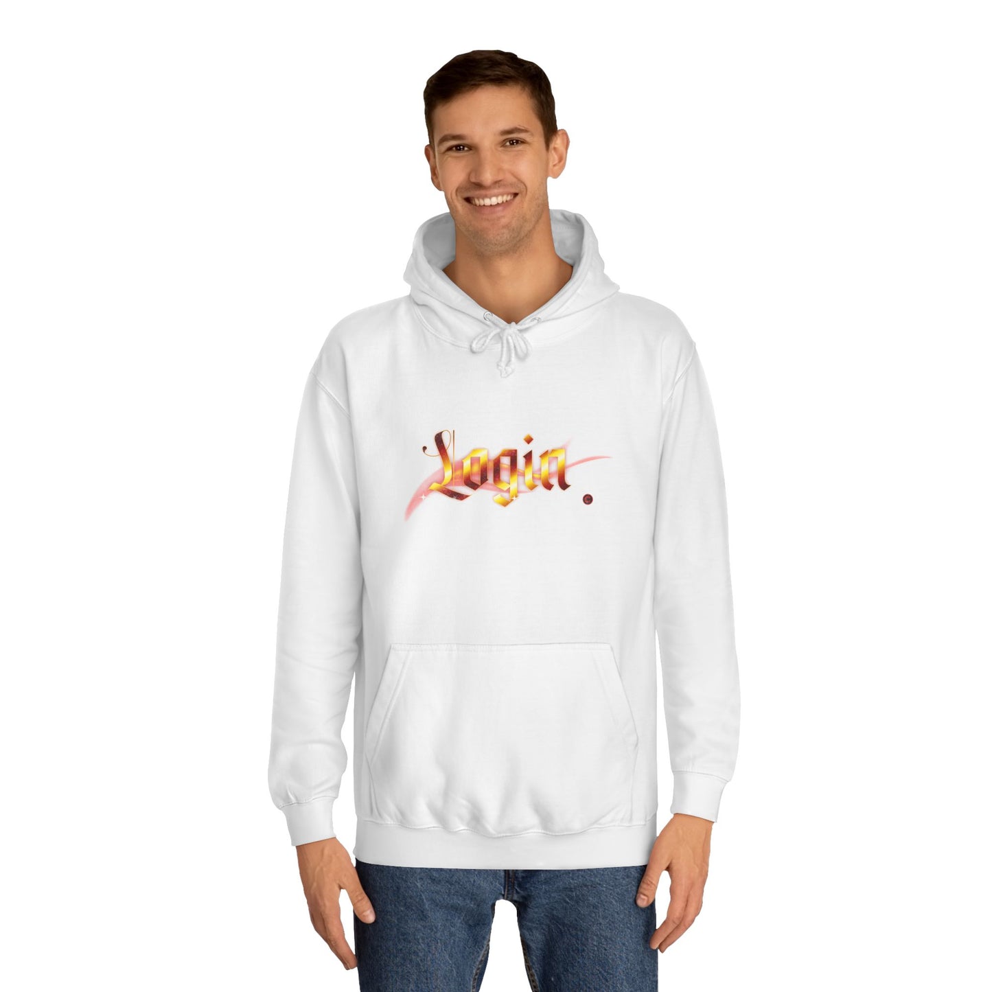 Aesthetic 'Login' Unisex Hoodie, Cozy Trendy Wear, Gift for Any One, Warm Casual Style, Trendy Hoodie