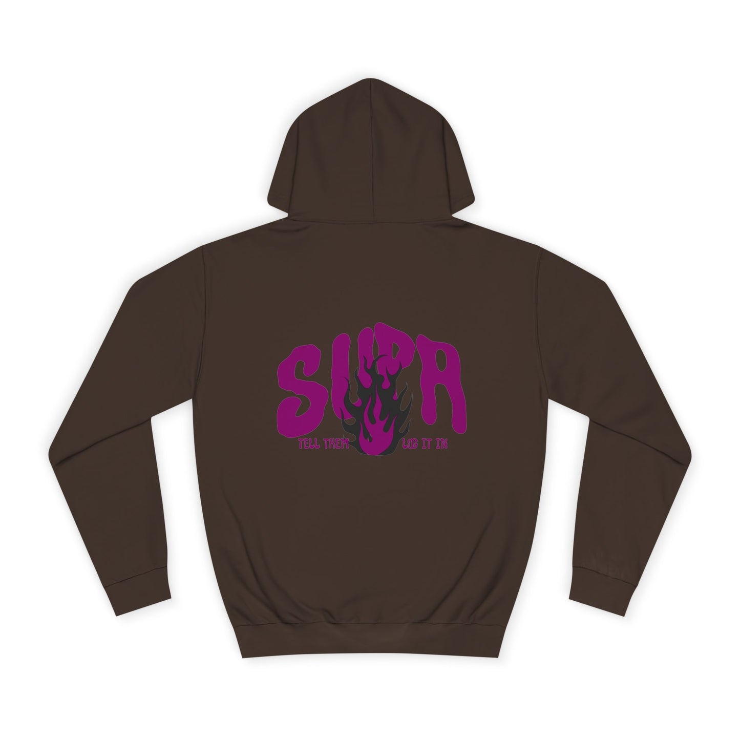 Trendy Unisex SUPA Hoodie with Unique Flame Design - Perfect for Any One, Casual Wear, Gifts, Streetwear, or Events