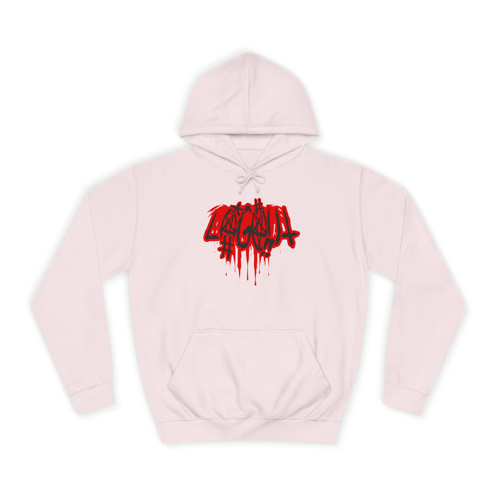 Bold Graffiti log out Hoodie, Unisex Streetwear, Comfortable Casual Wear,