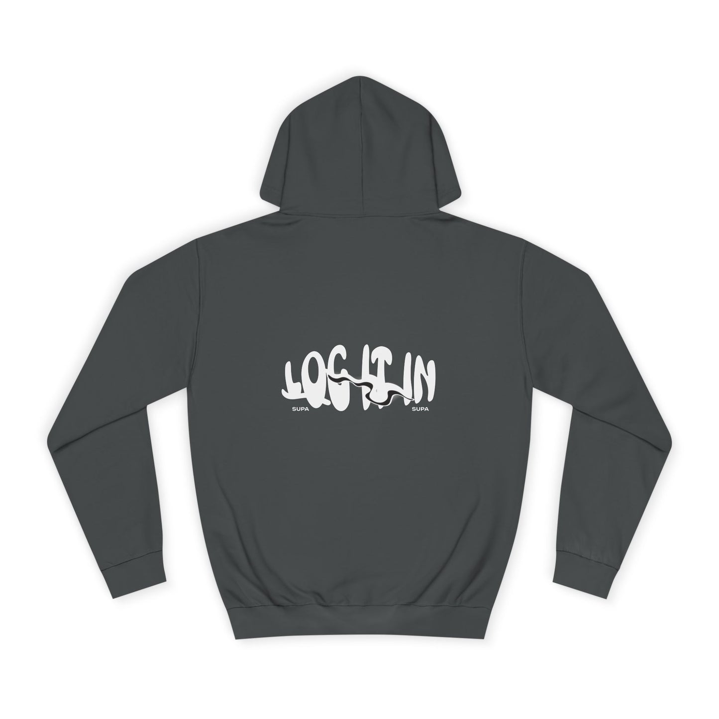 Minimalist Unisex Log it in Hoodie with Design