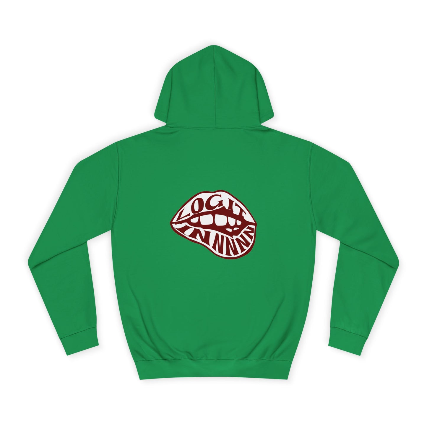 Trendy Unisex Hoodie with Bold Log it in Design, Stylish trendy Wear, Cozy Sweatshirt, Casual Outfit, Fun Gift