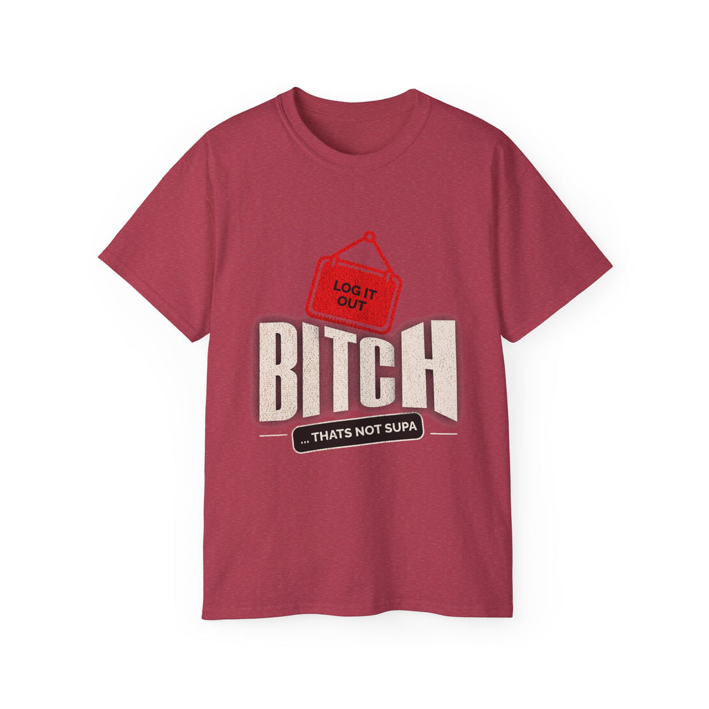 Graphic Tee —  (Log It Out)" Vintage Sign Shirt