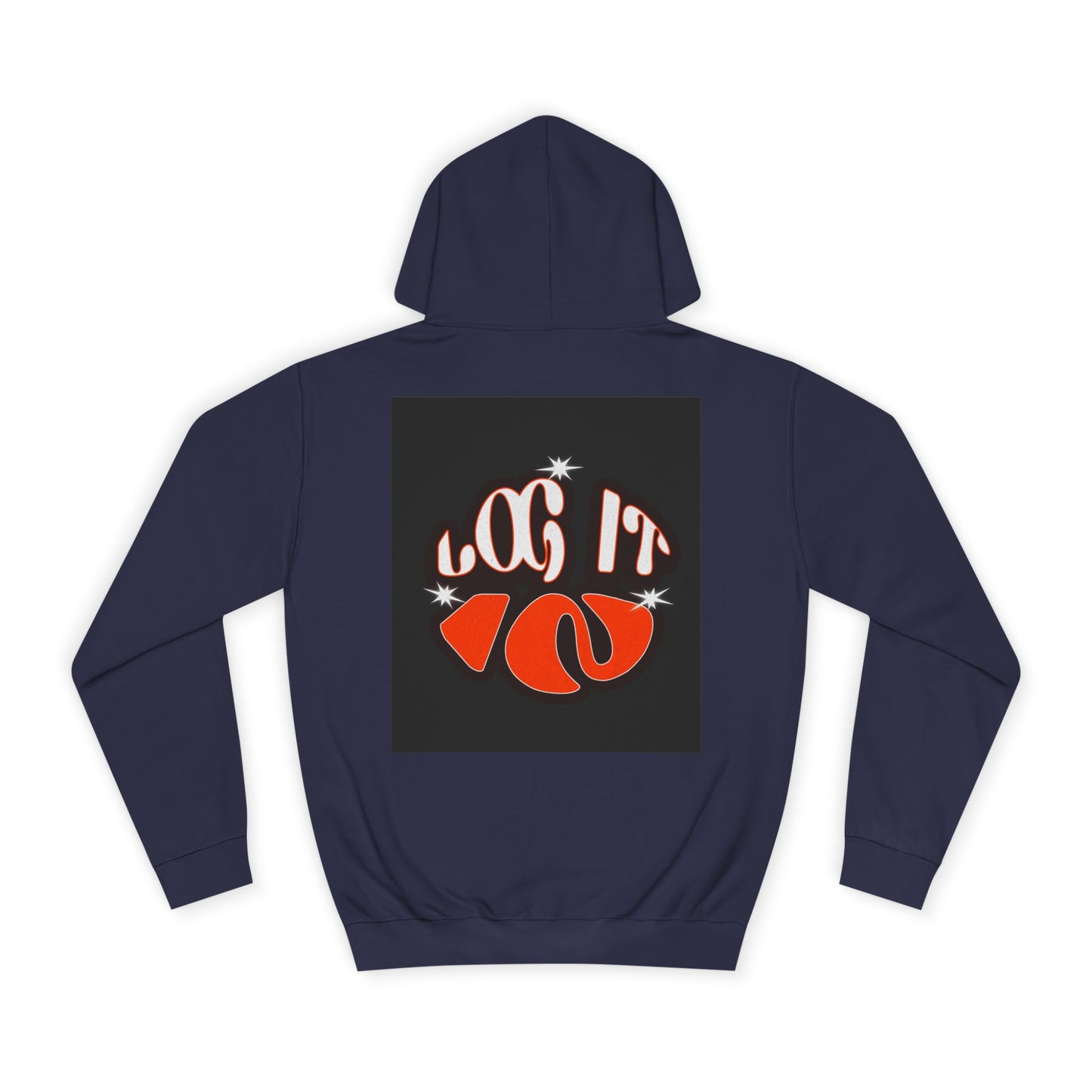 Trendy Unisex Log it in Hoodie, Casual Wear, custom Gear, Gift, Relaxed Fit