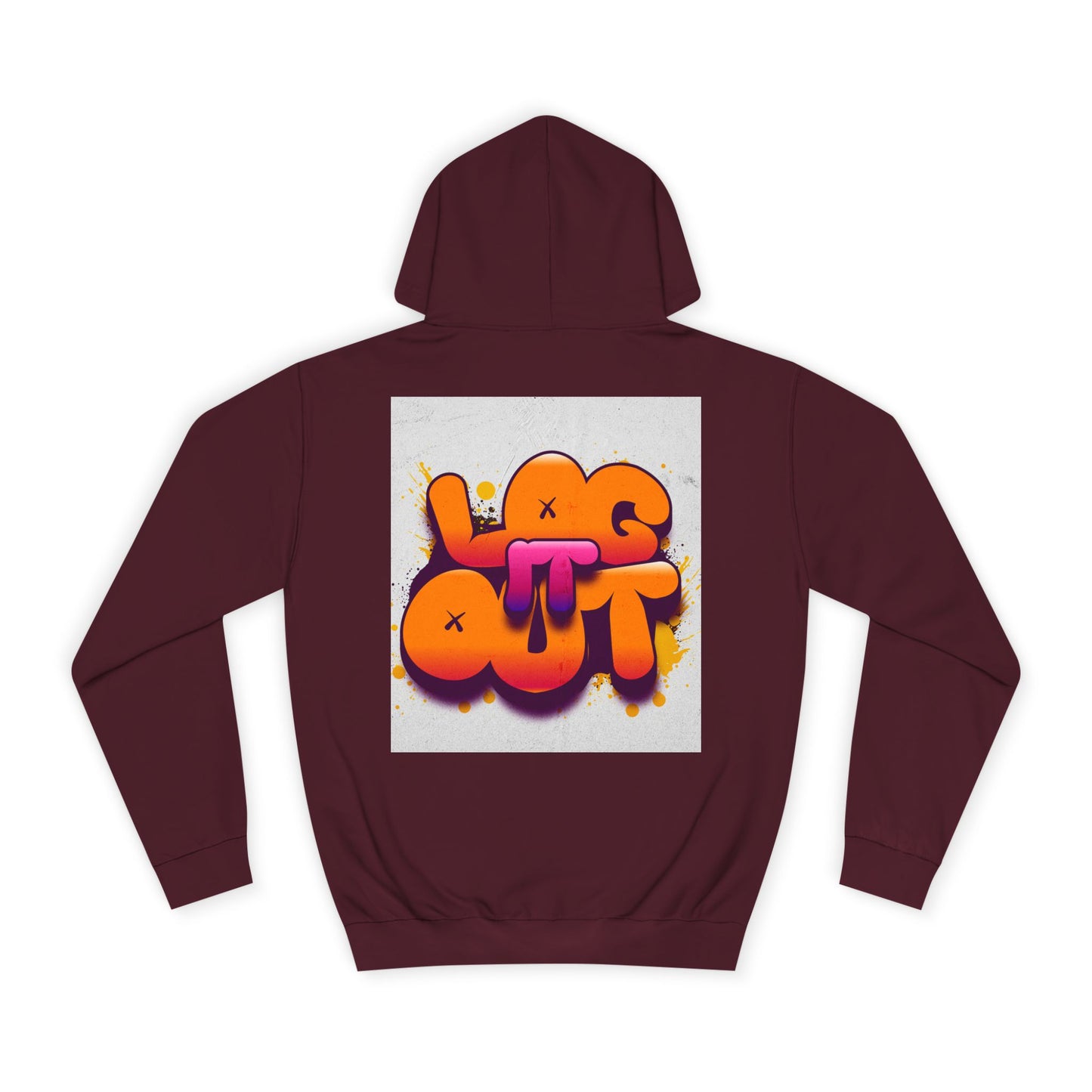 Vibrant Unisex Log it out Hoodie - Trendy, Comfortable Streetwear, Ideal for Life, Casual Outings, Gifts, and more!