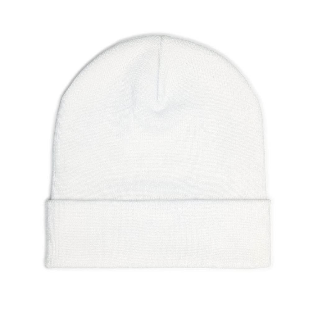 Embroidered 'LOG OUT' Knit Beanie — Gnome Humor Winter Hat