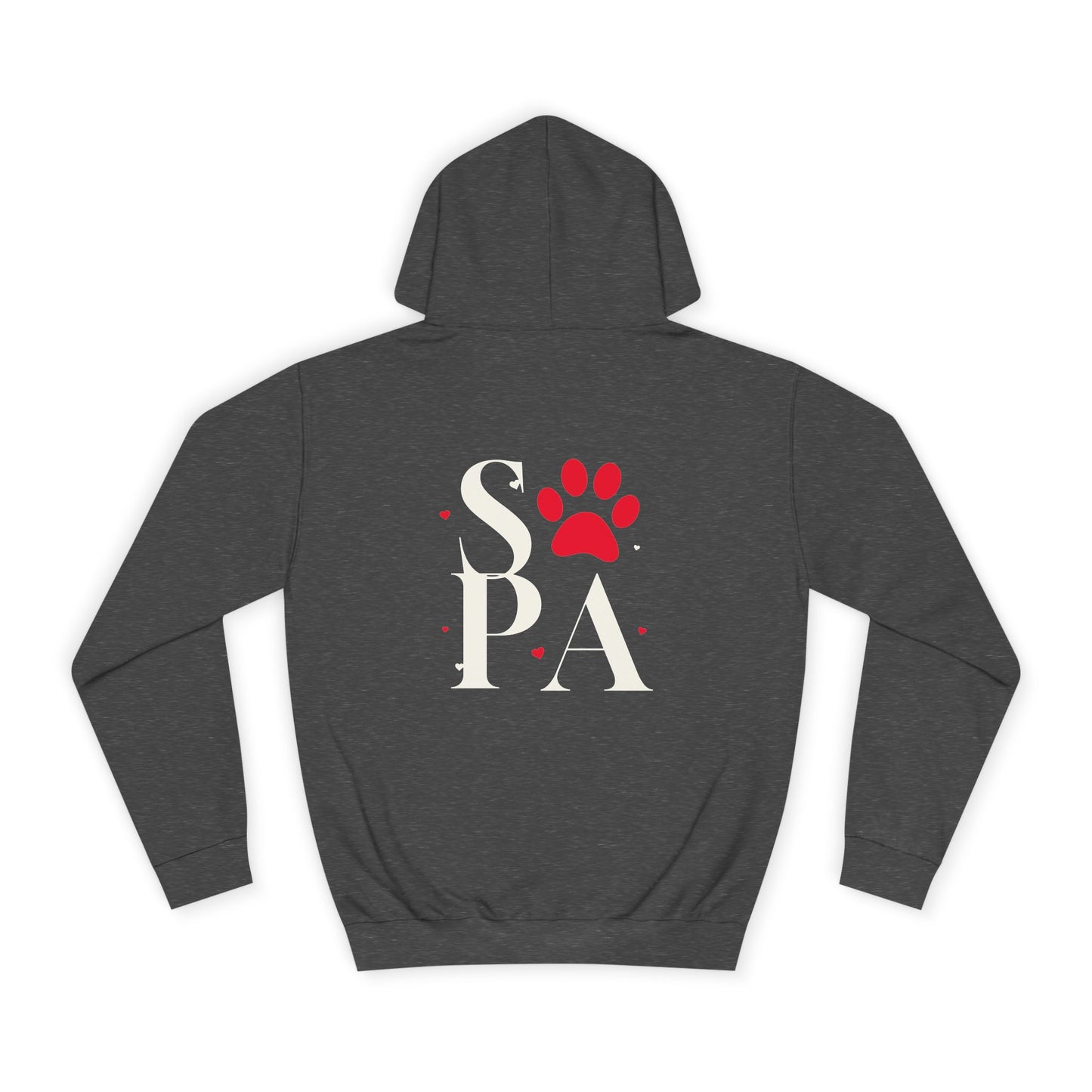 Cozy Hoodie with Paw Print | Unisex Sweatshirt, Gift for Animal Lovers, Apparel, Casual Wear, Birthday