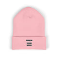 Embroidered 'Watch Your Back' Classic Cuffed Beanie — Cozy Winter Knit Hat