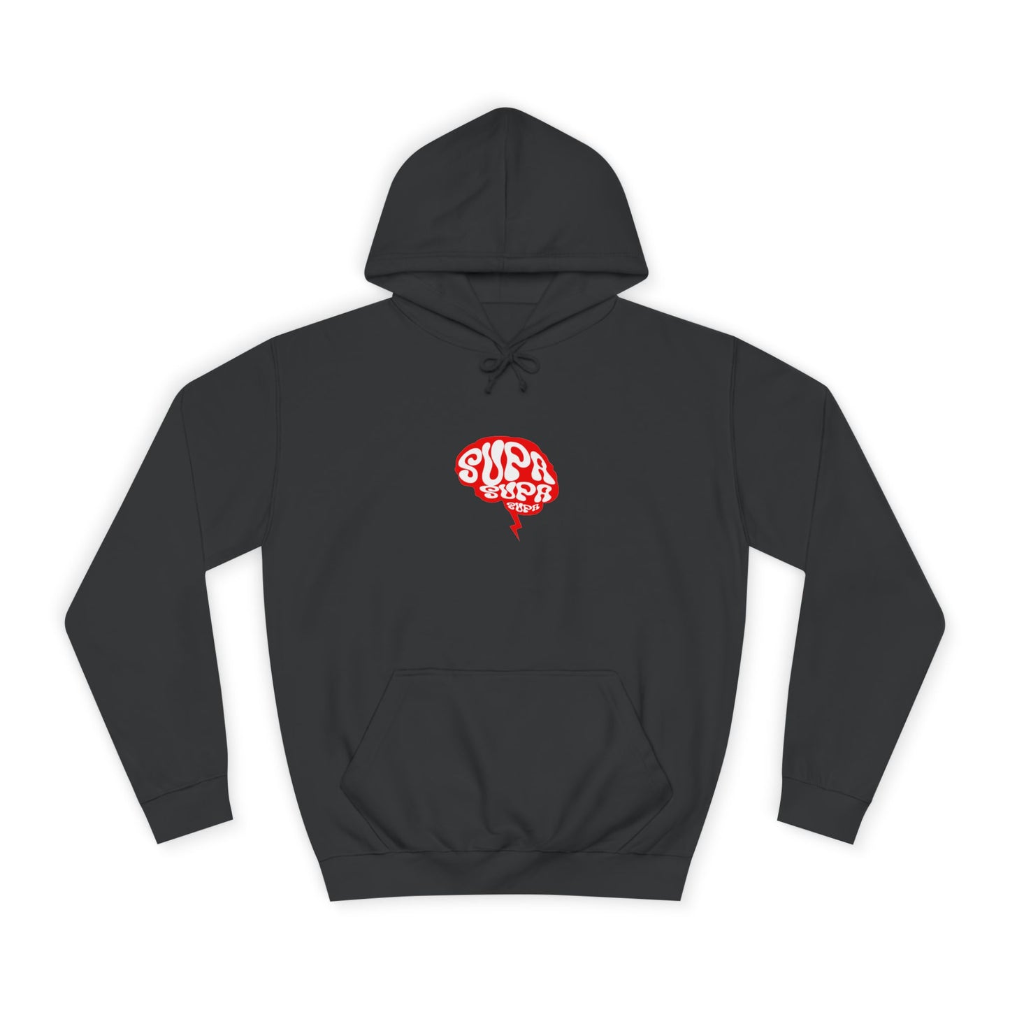 Supa Supa Hoodie, Unisex College Sweatshirt, Cozy Hoodie, Trendy Graphic Hoodie, Gift for Any One