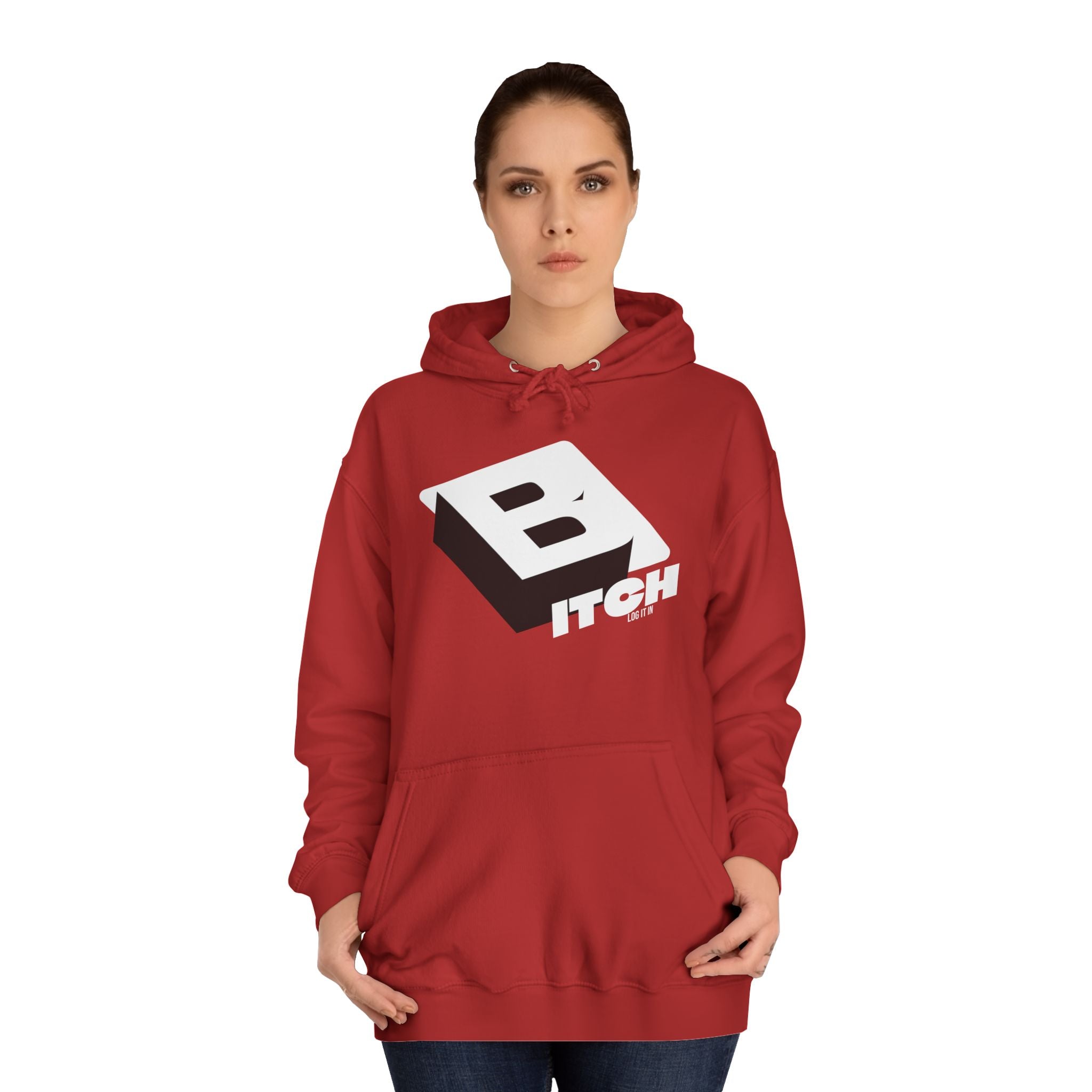 Unisex Hoodie with Bold Logo Design