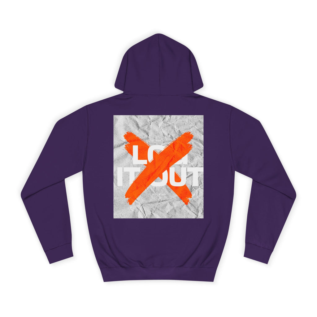 Trendy Unisex Hoodie - Stylish Graphic Sweatshirt, Casual Wear, Gifts, and Everyday Comfort - 'Log it Out' Design