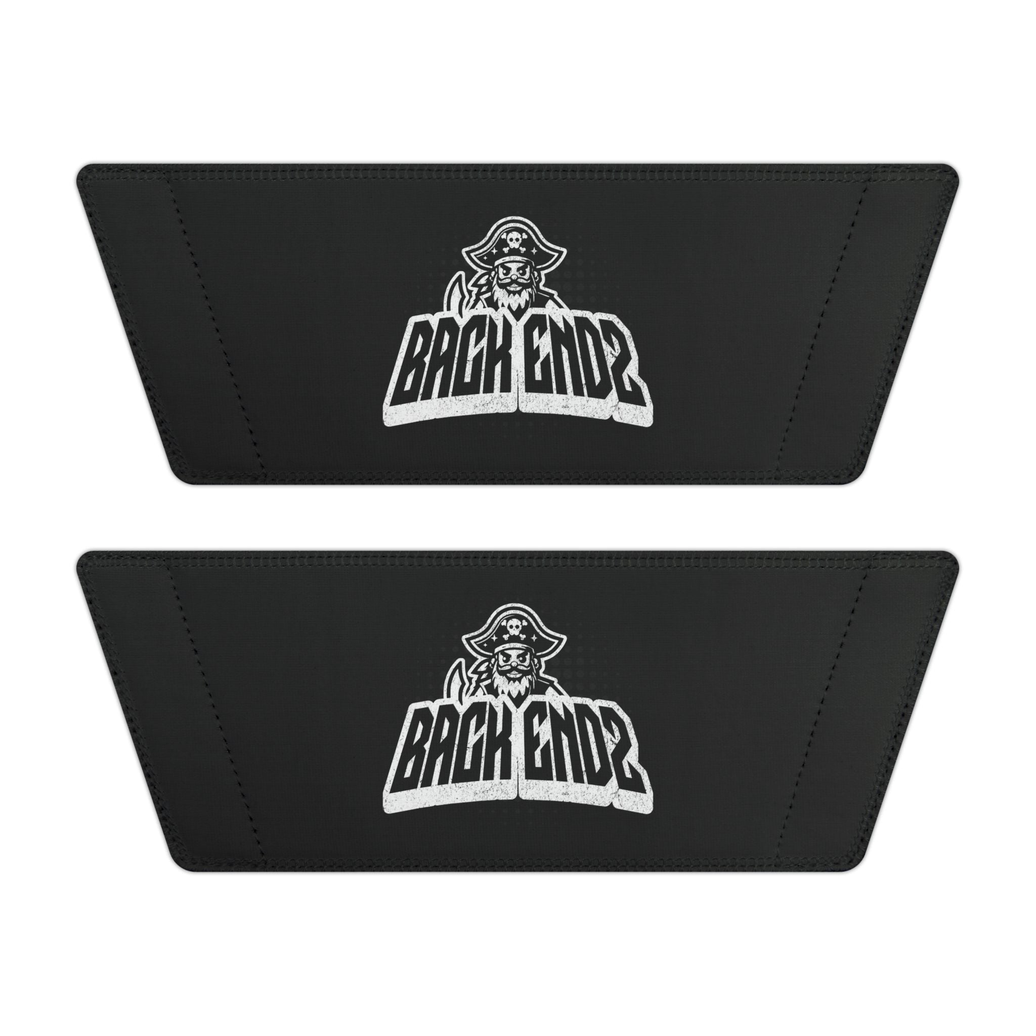 Youth Slide Sandals — Black Strap with 'Bank Endz' Graphic