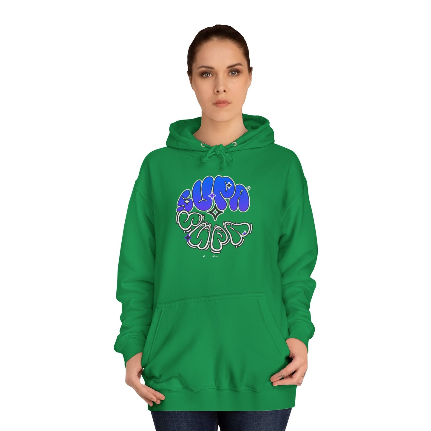 Unisex Supa Supa Streetwear Hoodie, Casual Art Hoodie, Life Apparel, Stylish Unisex Pullover, Hipster Hoodie Gift