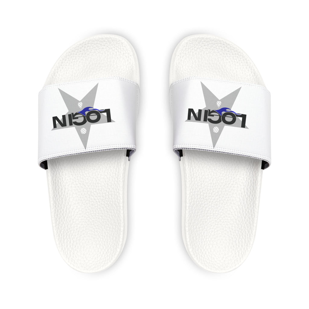 Men's Login Slide Sandals — Removable Strap Casual Pool & Beach Slides