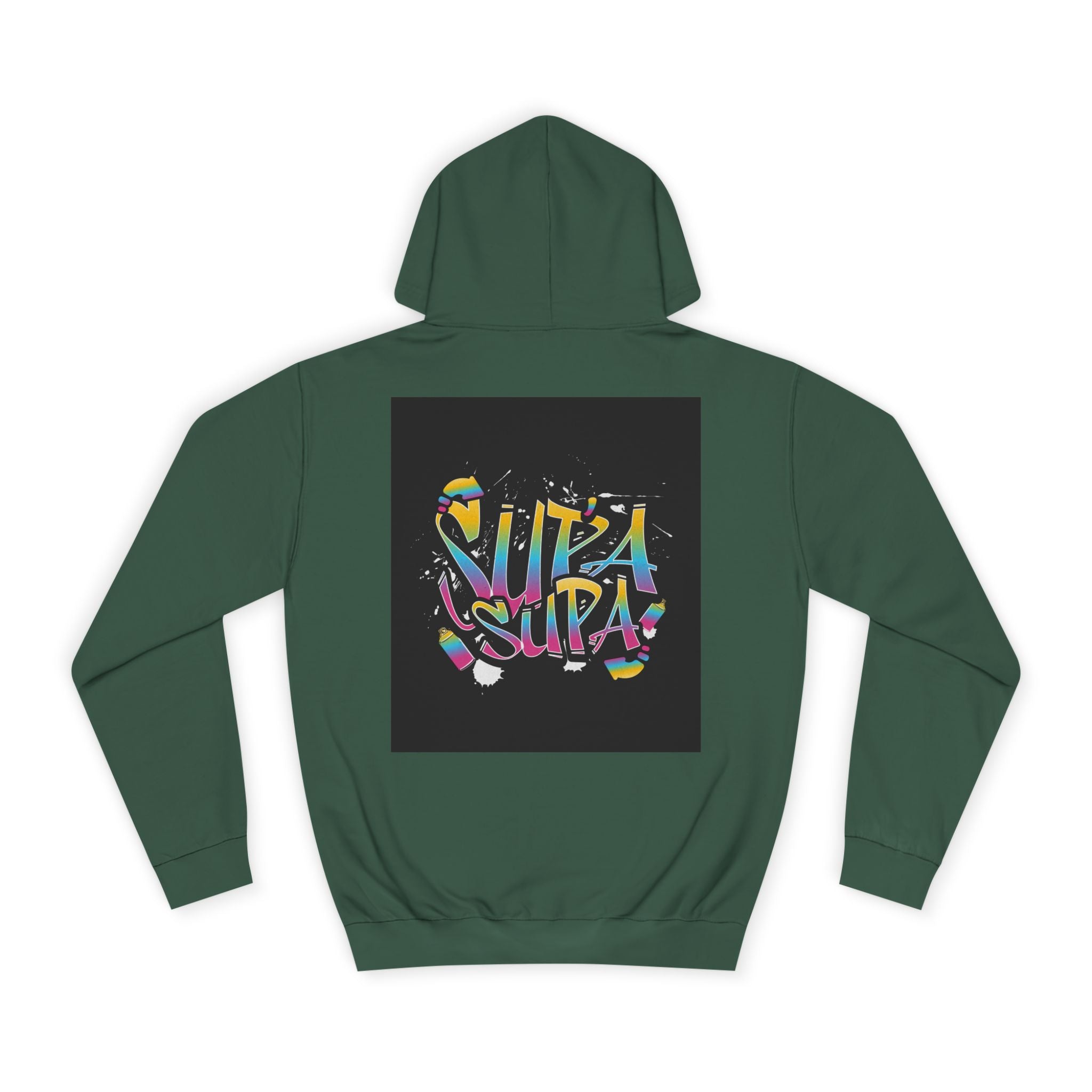 Colorful Unisex Supa Supa Hoodie, Casual Sweatshirt, Vibrant Apparel, Streetwear Hoodie