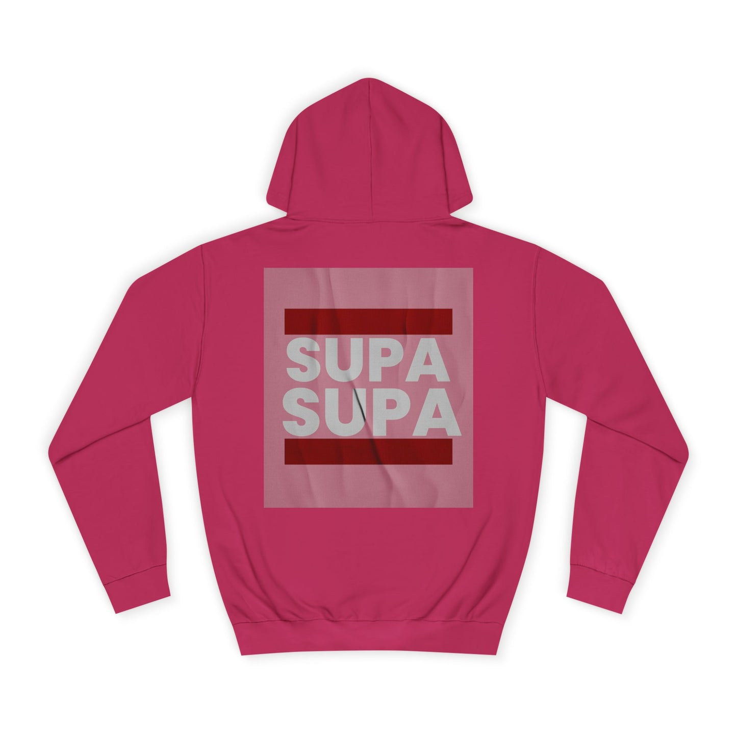 Unisex Hoodie with 'SUPA SUPA' Design, Cool Casual Wear, Perfect, Gifts for Graduates, Cozy Layering