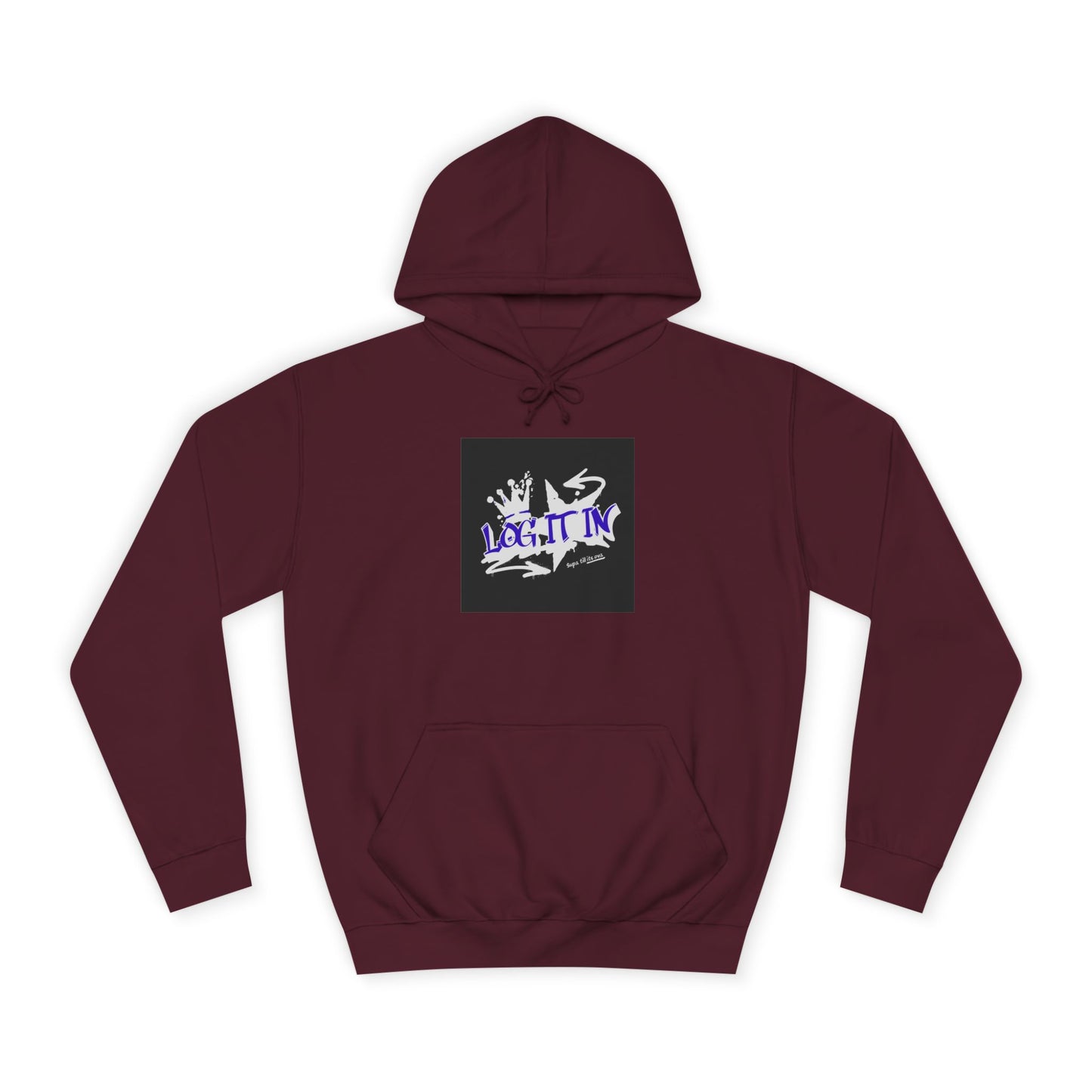 Unisex Log it in Hoodie, Casual Streetwear, Graphic Hoodie, Gift, Trendy Log it in Apparel, Cool Hoodie Design