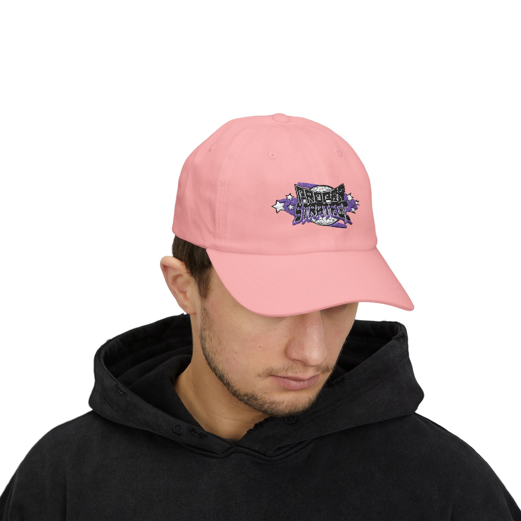 — Purple Floral ‘Strategic’ Embroidered Hat