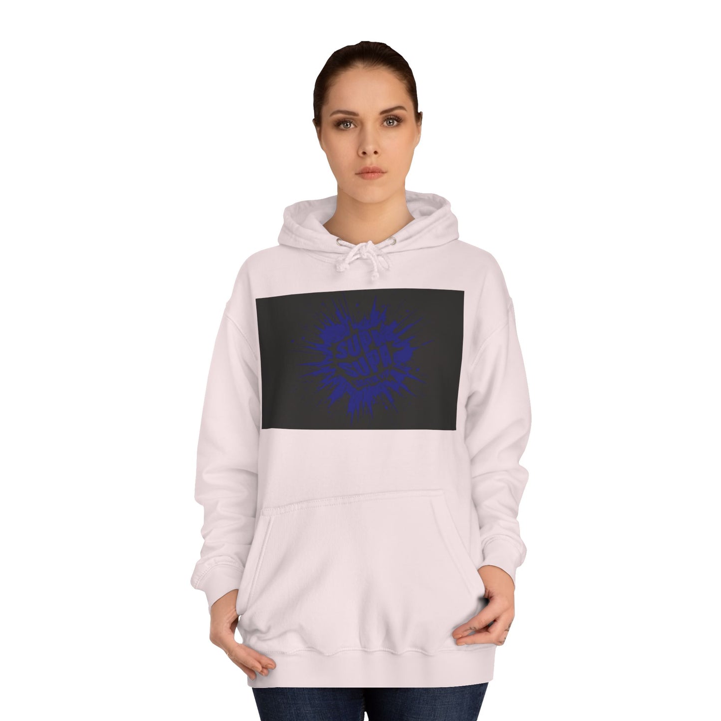 Unisex Supa Supa Hoodie with Bold Graphic Design, Comfortable Casual Wear, Ideal for Everyday, Perfect for Gifting, Spring and Fall Fashion