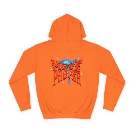 Unisex Hoodie - Move Proper Graphic, Trendy Casual Wear