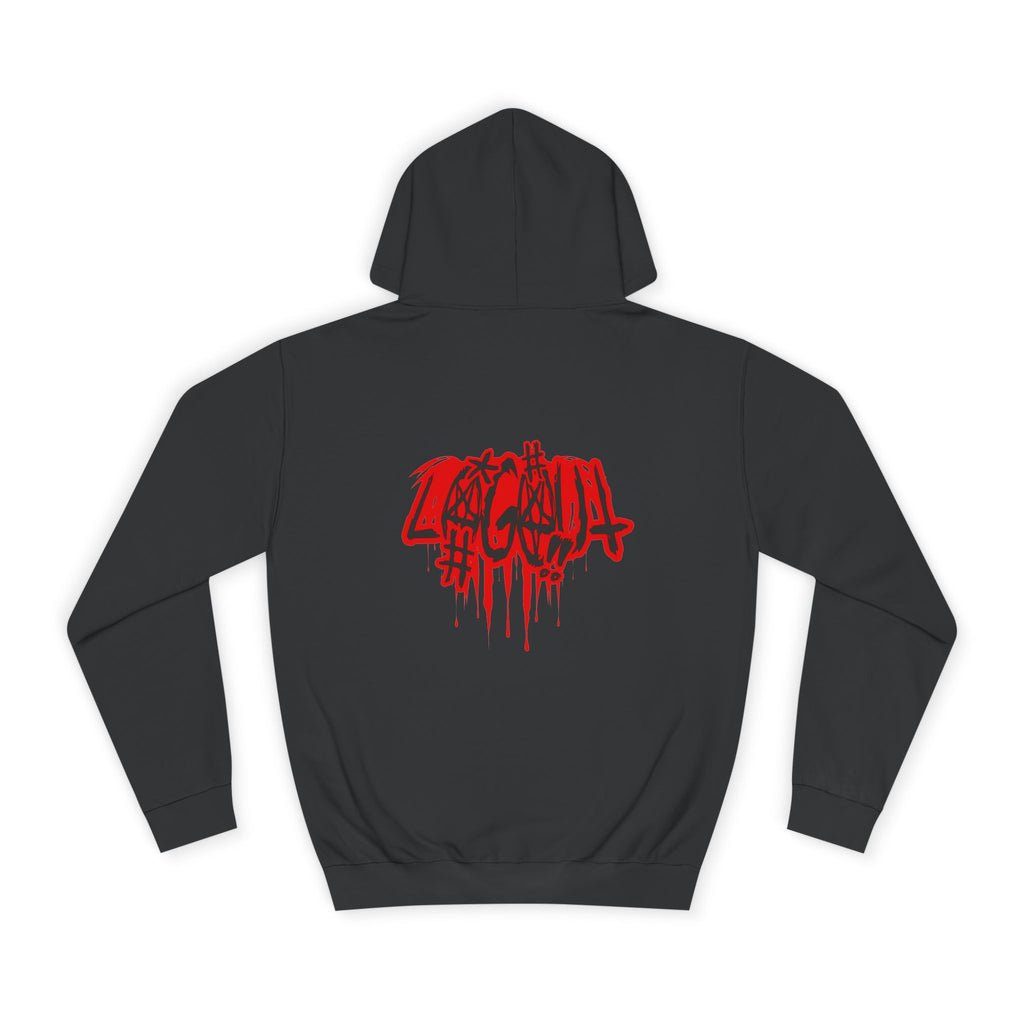 Bold Graffiti log out Hoodie, Unisex Streetwear, Comfortable Casual Wear,
