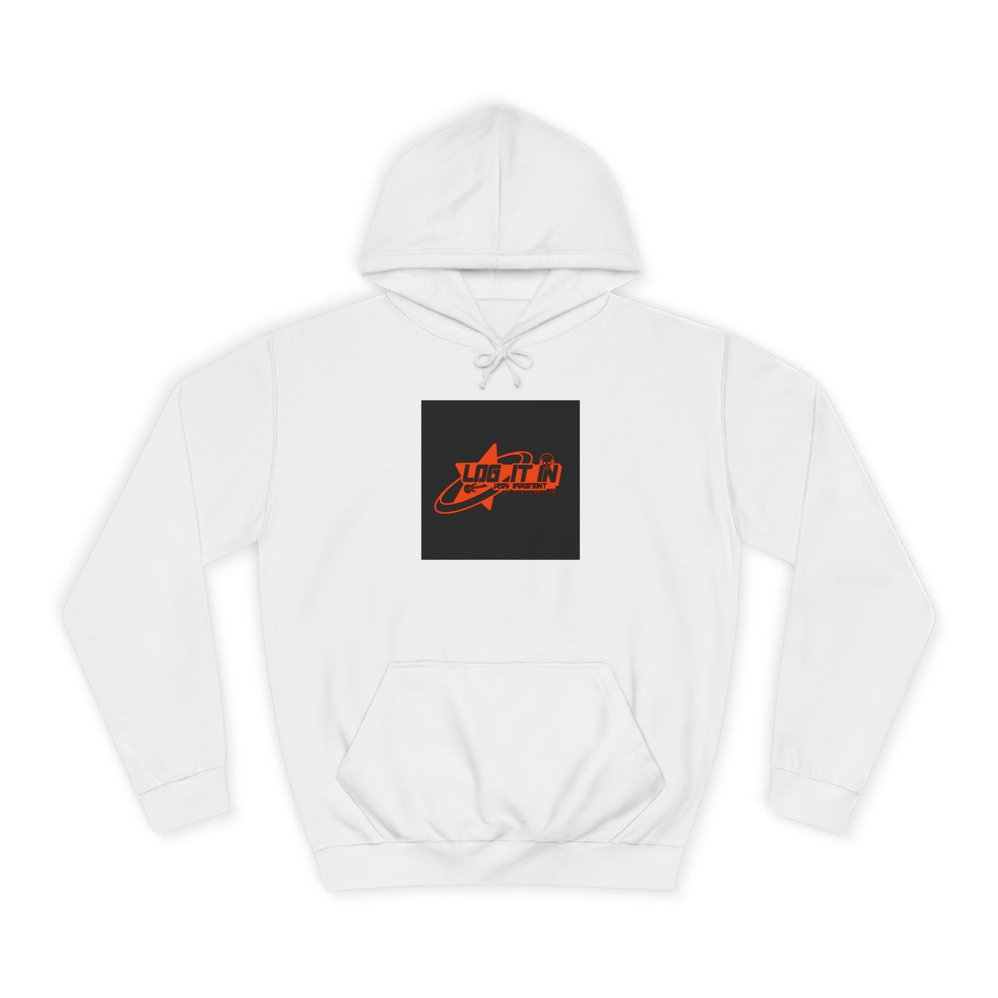Unisex Log it in Hoodie with Vibrant Retro Design – Perfect for Life, Events, Gift, Relaxed Style, Holiday Wear