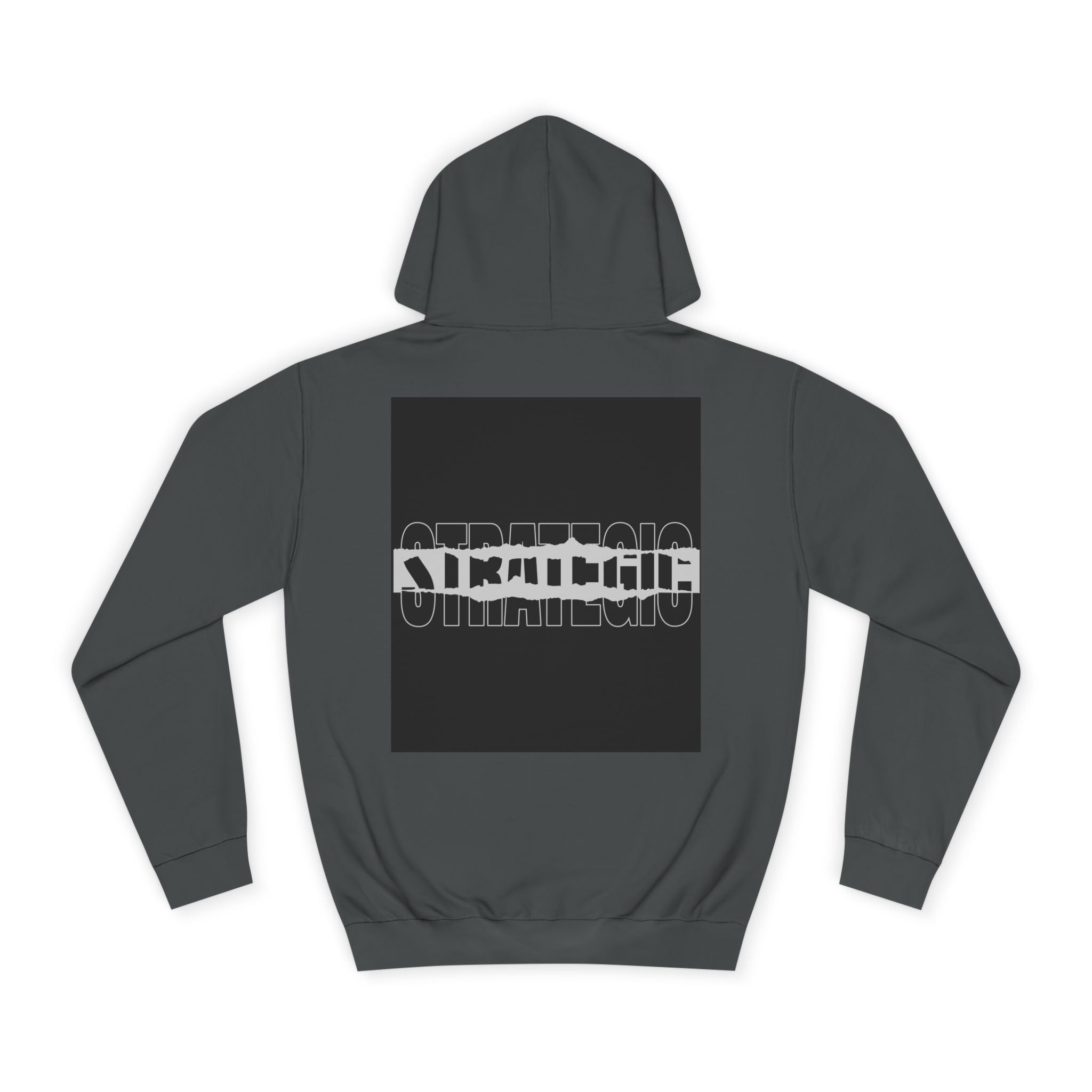 Unisex Hoodie with Strategic Print, Casual Sweatshirt,Gift, Trendy Apparel, Everyday Wear