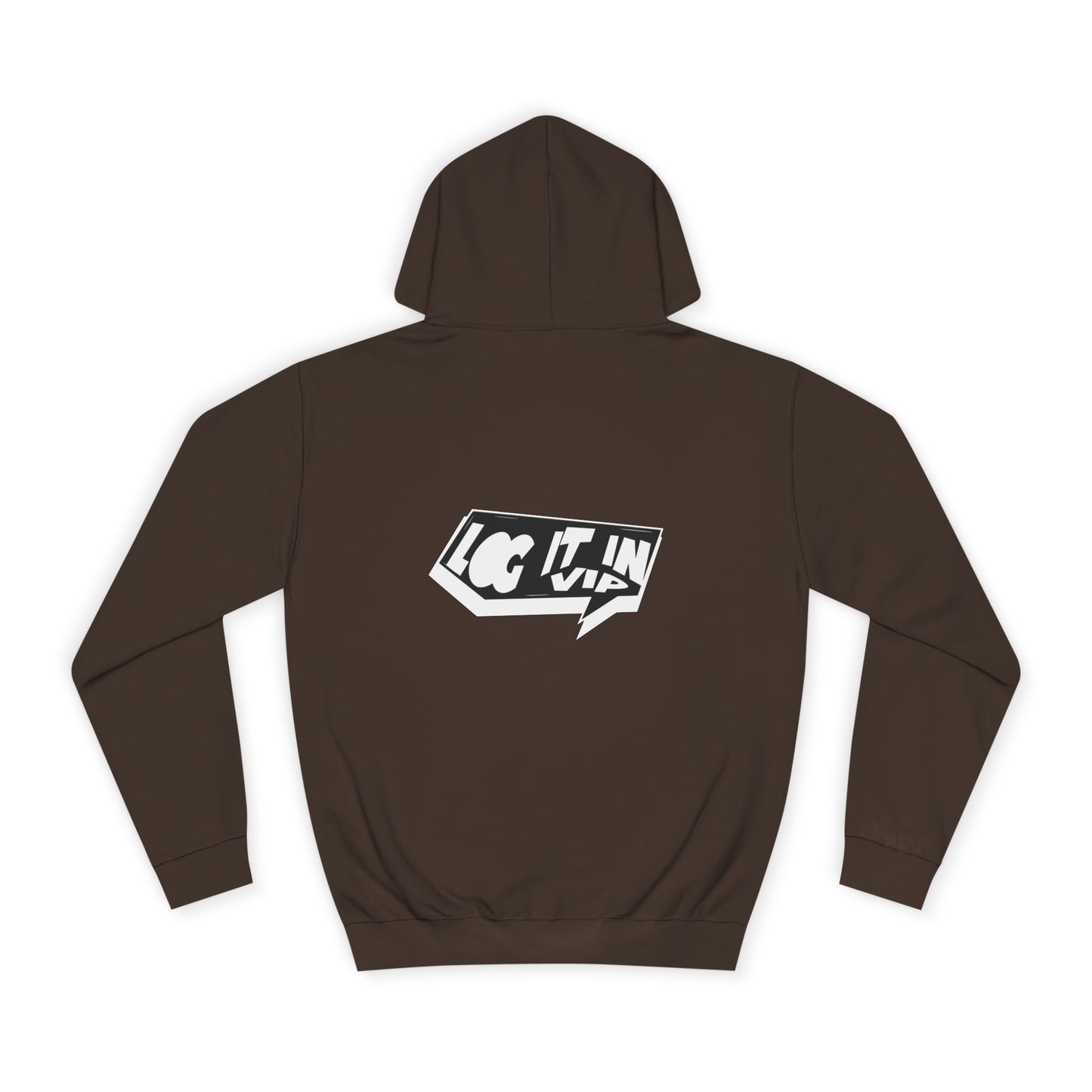 Unisex log it in Hoodie, Cozy Sweatshirt, Everyday Wear, Gift for Students, Youth Fashion, trendy Essentials