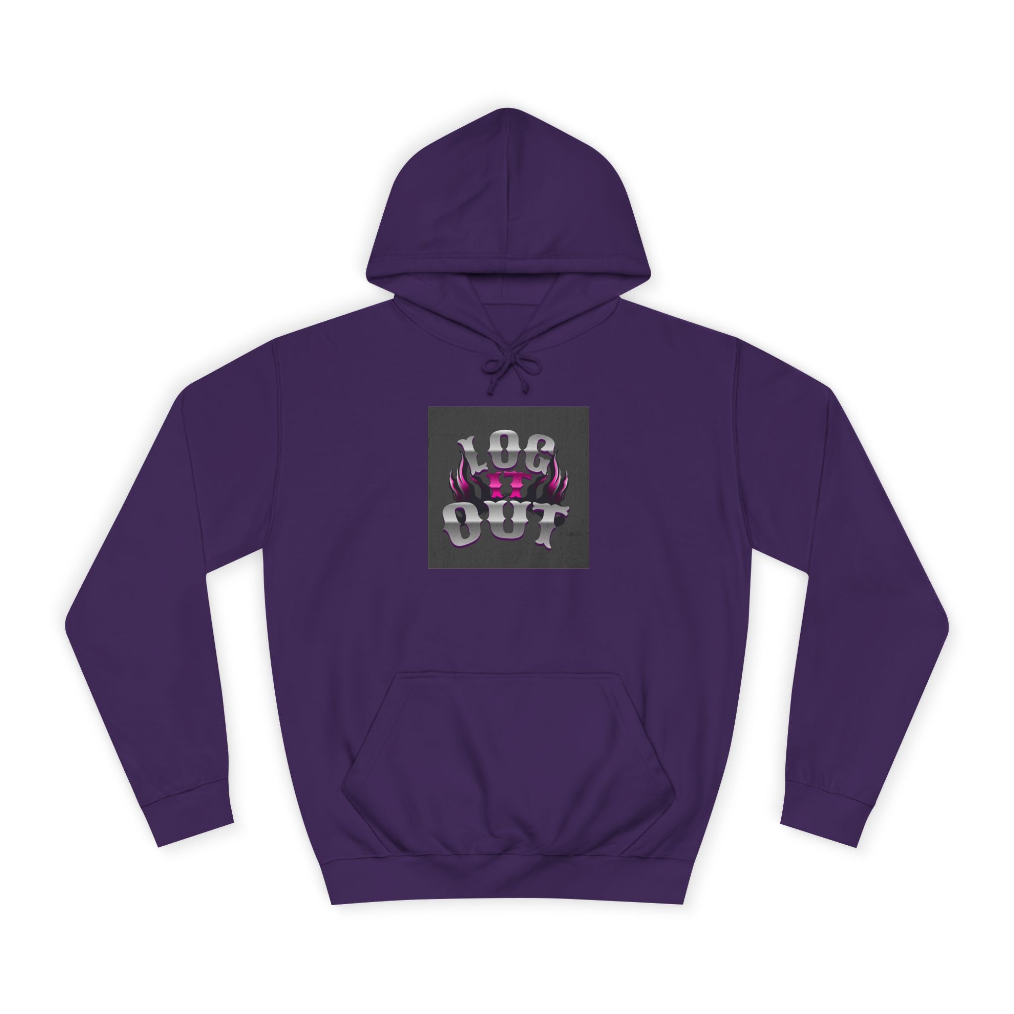 Cool Unisex Log it out Hoodie, Perfect for Any one, Trendy Custom Apparel, Casual Wear, Gift, Streetwear Style